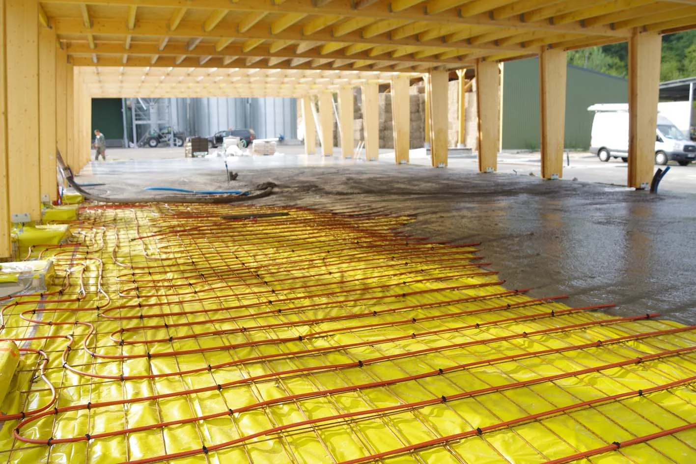 Isolation MISAPOR sous dallage - Chantier de Prunay Macker-Claude.architecte - photo de chantier 06