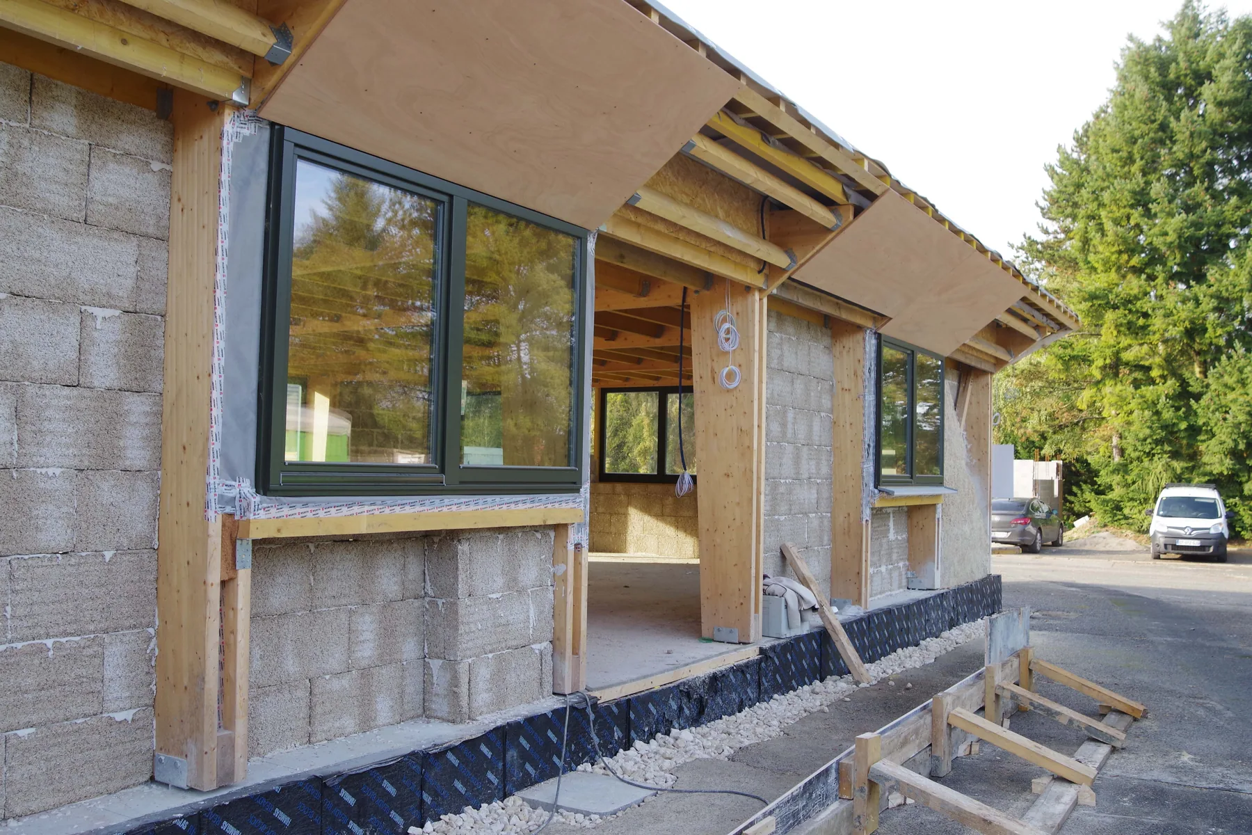 Isolation MISAPOR sous dallage - Chantier de Prunay Macker-Claude.architecte - photo de chantier 07