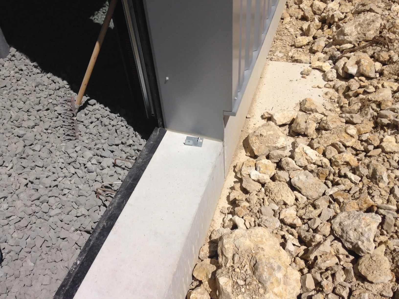 Isolation MISAPOR sous dallage - Construction d'une Halle 25650 La Longeville - photo de chantier 01