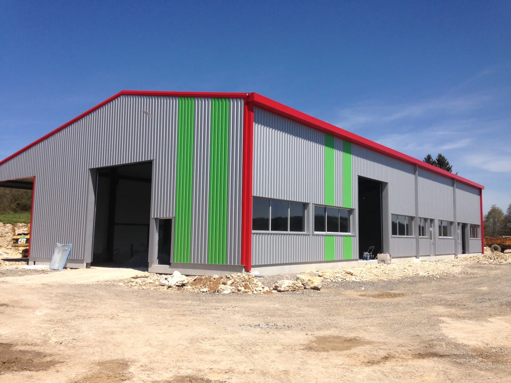 Isolation MISAPOR sous dallage - Construction d'une Halle 25650 La Longeville - photo de chantier 06