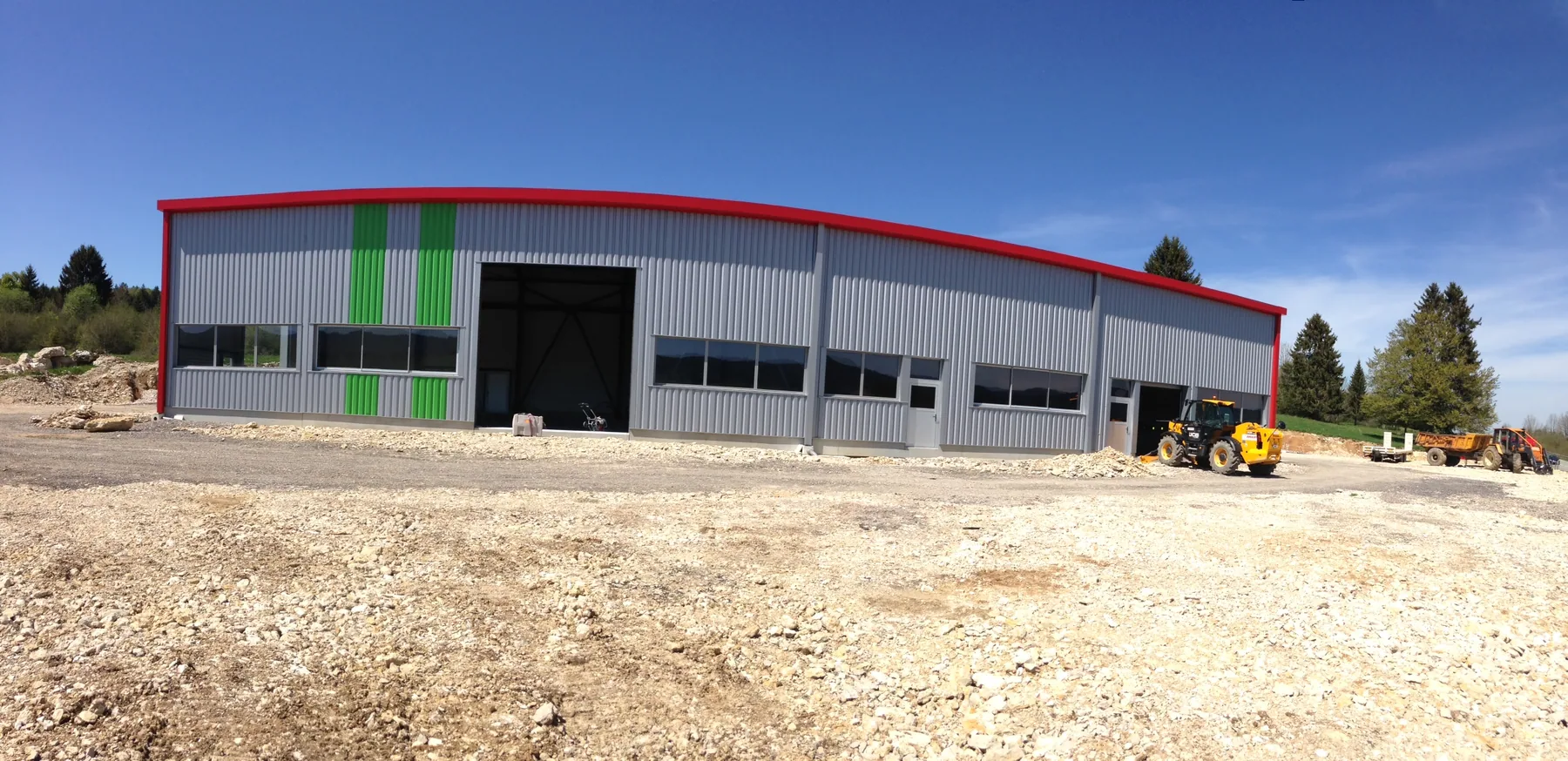 Isolation MISAPOR sous dallage - Construction d'une Halle 25650 La Longeville - photo de chantier 09