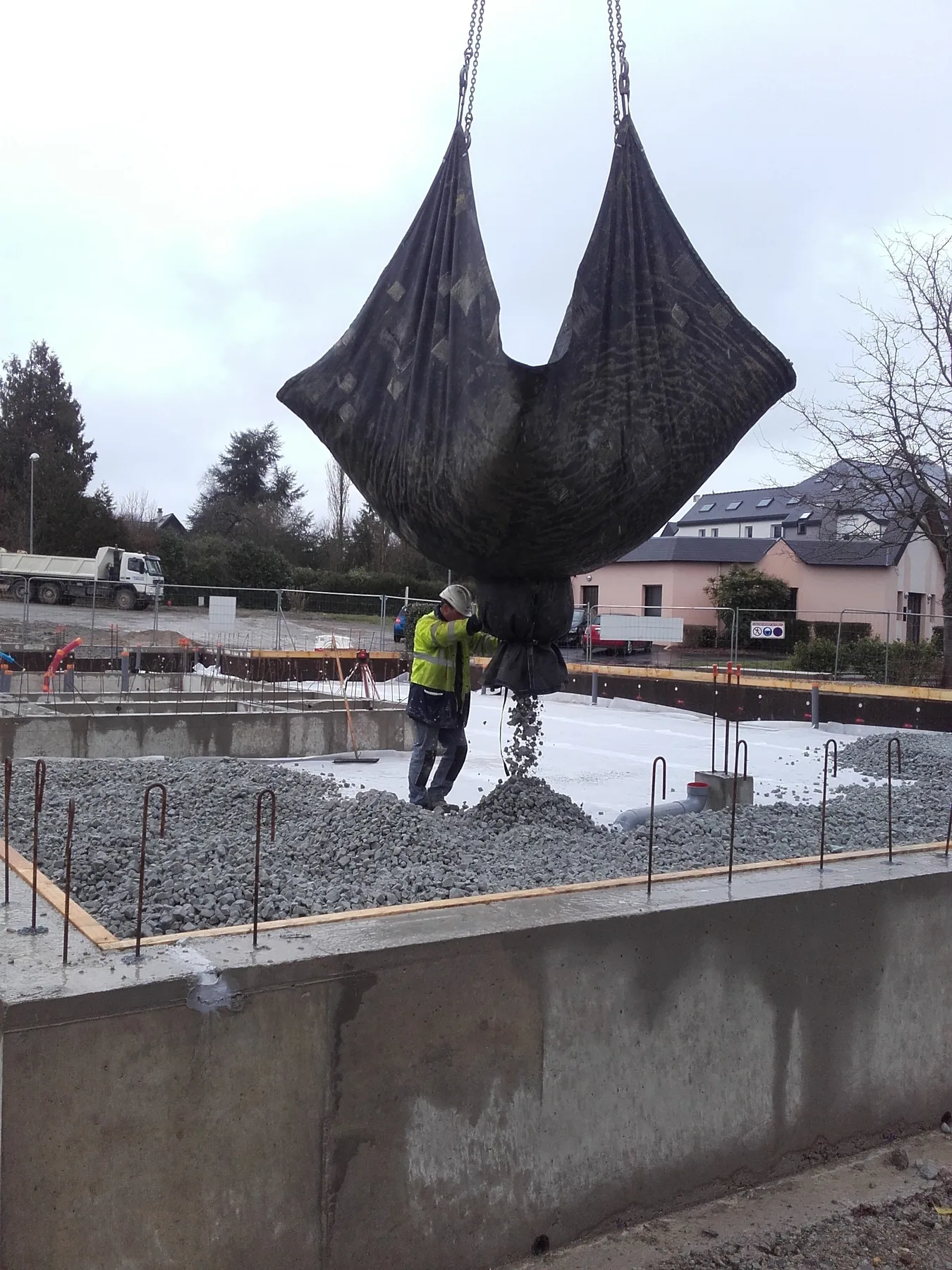 Isolation MISAPOR sous dallage - Construction MAISON DE LA SANTE 35770 Vern-sur-Seiche - photo de chantier 06