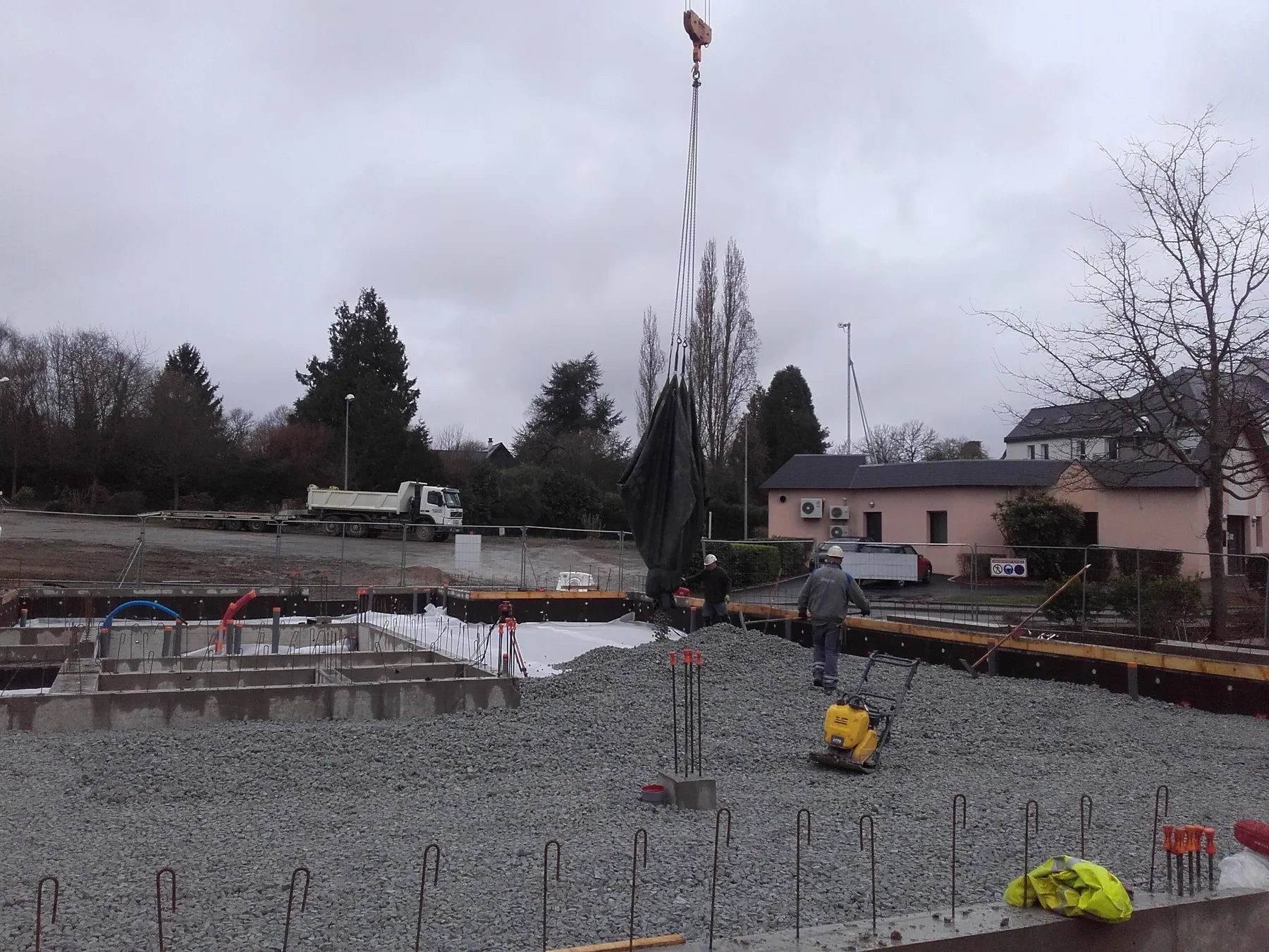 Isolation MISAPOR sous dallage - Construction MAISON DE LA SANTE 35770 Vern-sur-Seiche - photo de chantier 10