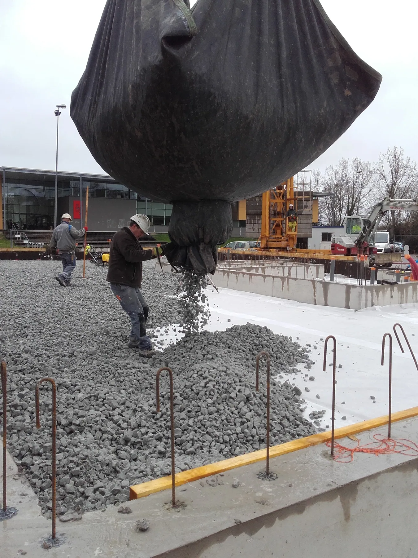 Isolation MISAPOR sous dallage - Construction MAISON DE LA SANTE 35770 Vern-sur-Seiche - photo de chantier 11