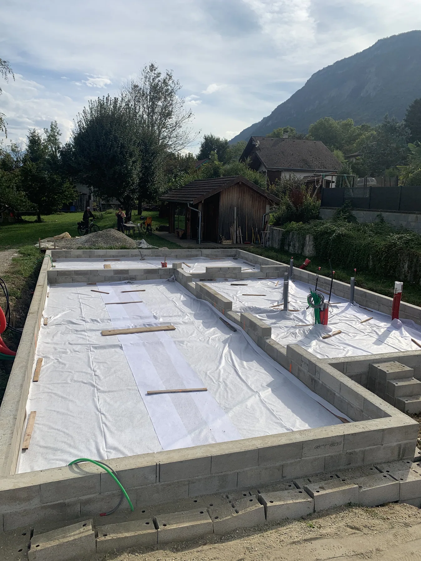 Isolation MISAPOR sous dallage - Maison 73 allée de la perrière 38530 BARRAUX - photo de chantier 05