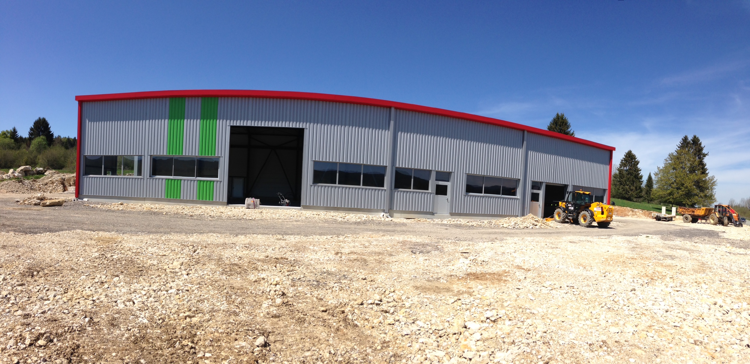 Plateforme MISAPOR terminée dans la halle