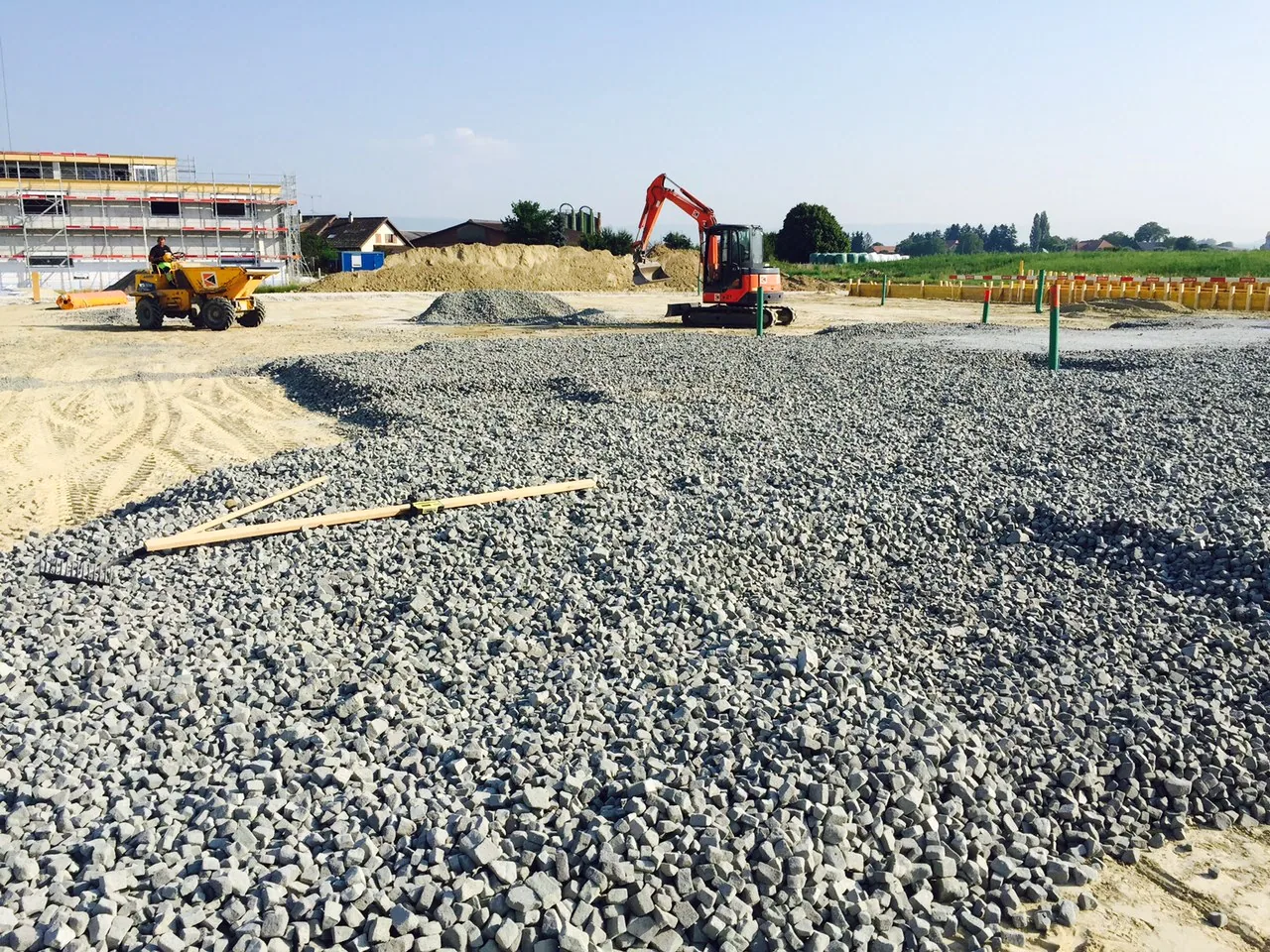 MISAPOR sous radier - Centre commercial Landi à CH-1530 Payerne - photo de chantier 02