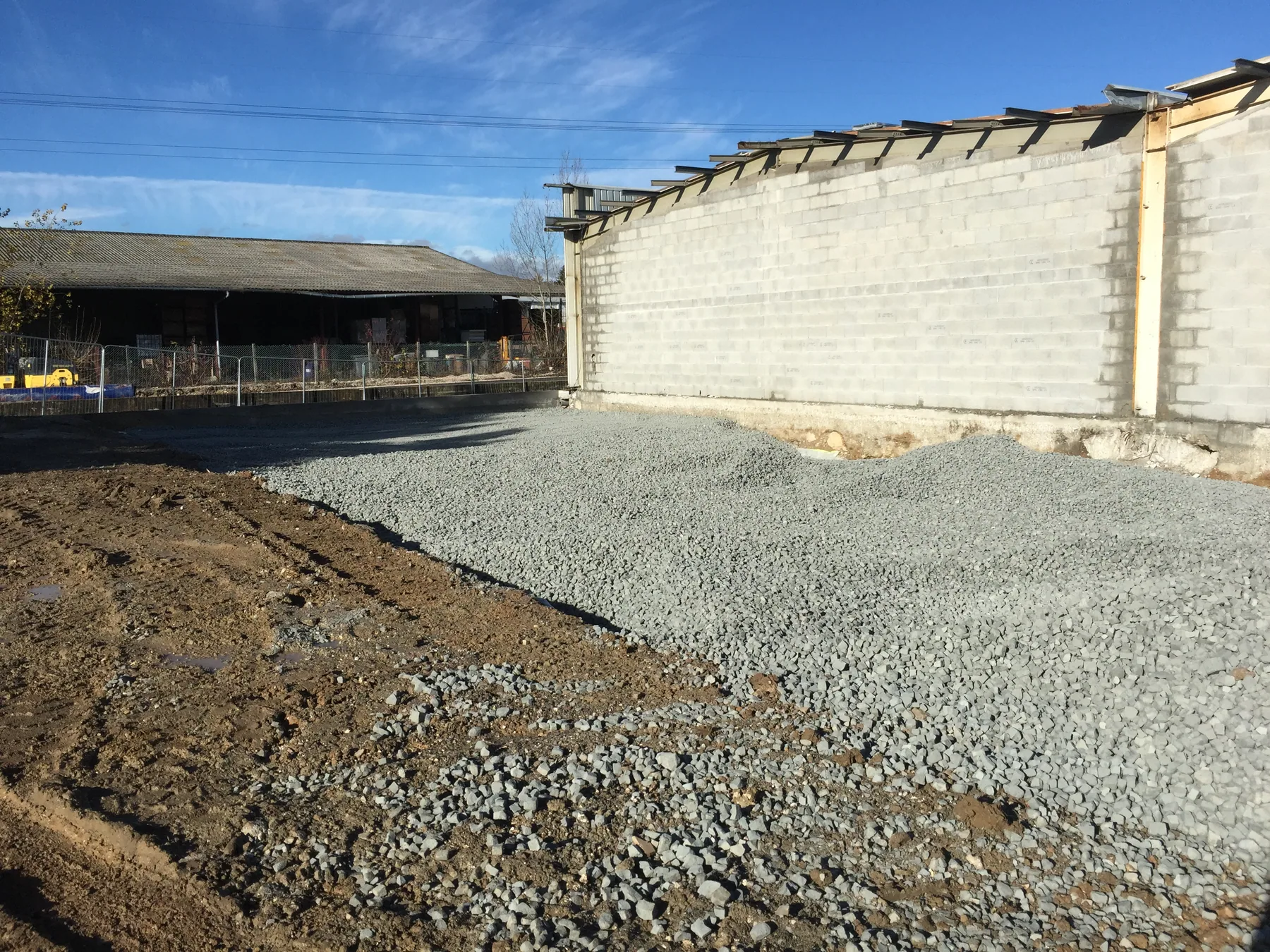 MISAPOR sous radier - Construction d’un bureau ABR 74930 Scientrier - photo de chantier 02