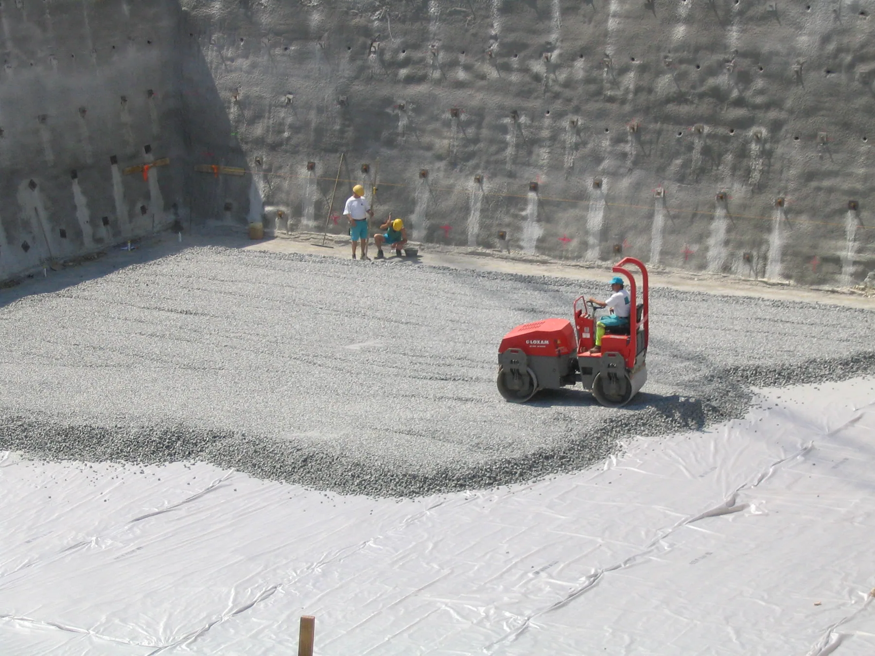 MISAPOR sous radier - Bâtiment administratif à CH-Aesch - photo de chantier 04