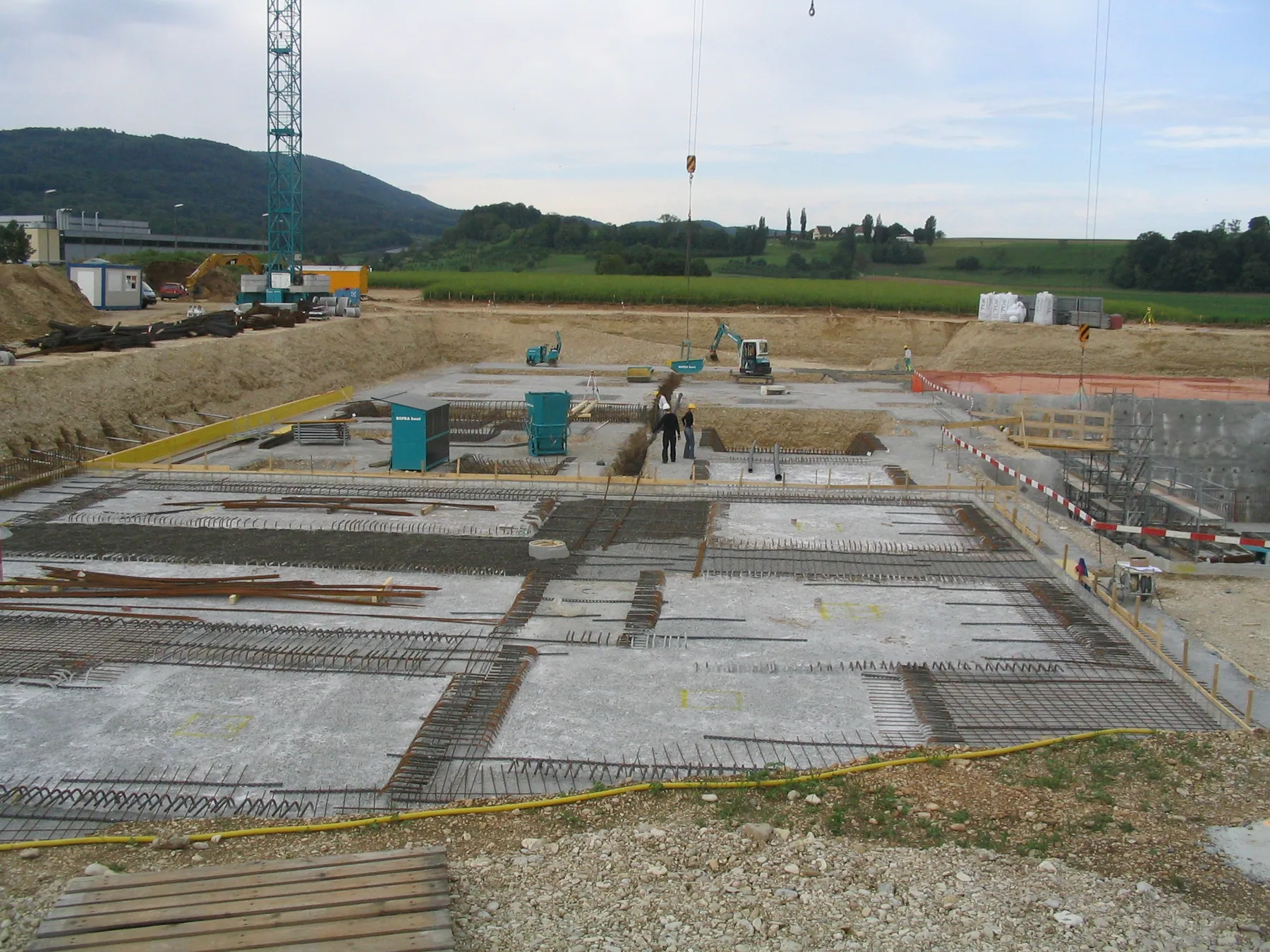 MISAPOR sous radier - Bâtiment administratif à CH-Aesch - photo de chantier 06