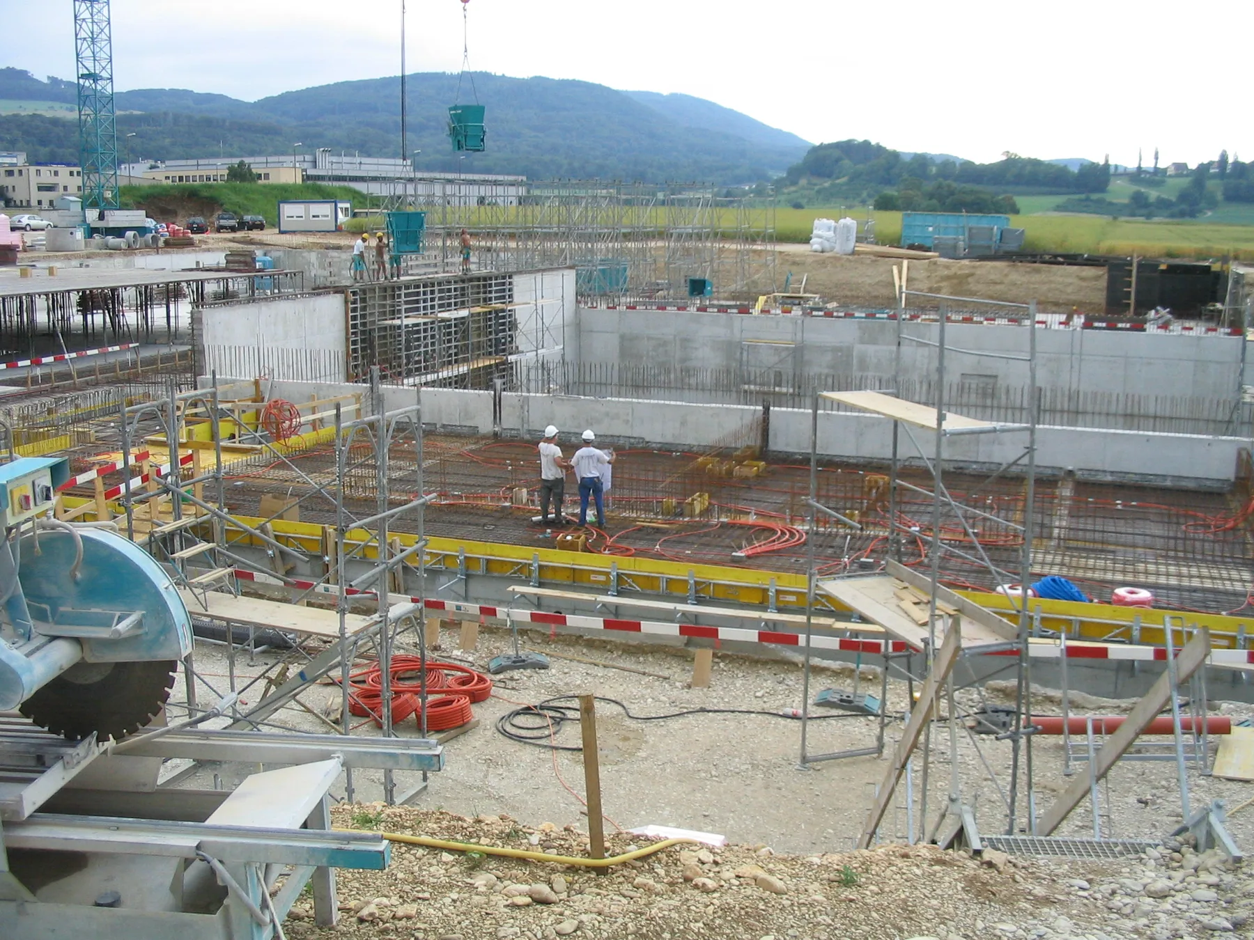 MISAPOR sous radier - Bâtiment administratif à CH-Aesch - photo de chantier 07