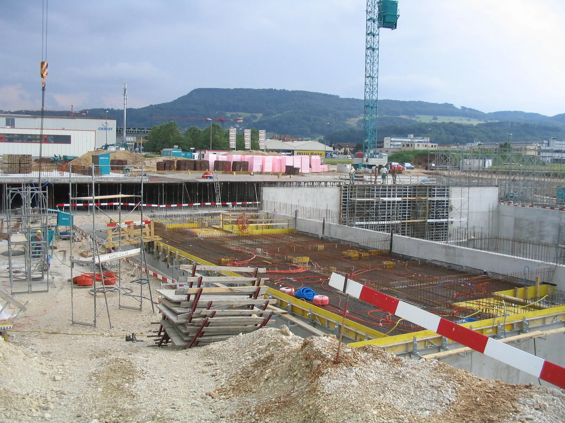MISAPOR sous radier - Bâtiment administratif à CH-Aesch - photo de chantier 08