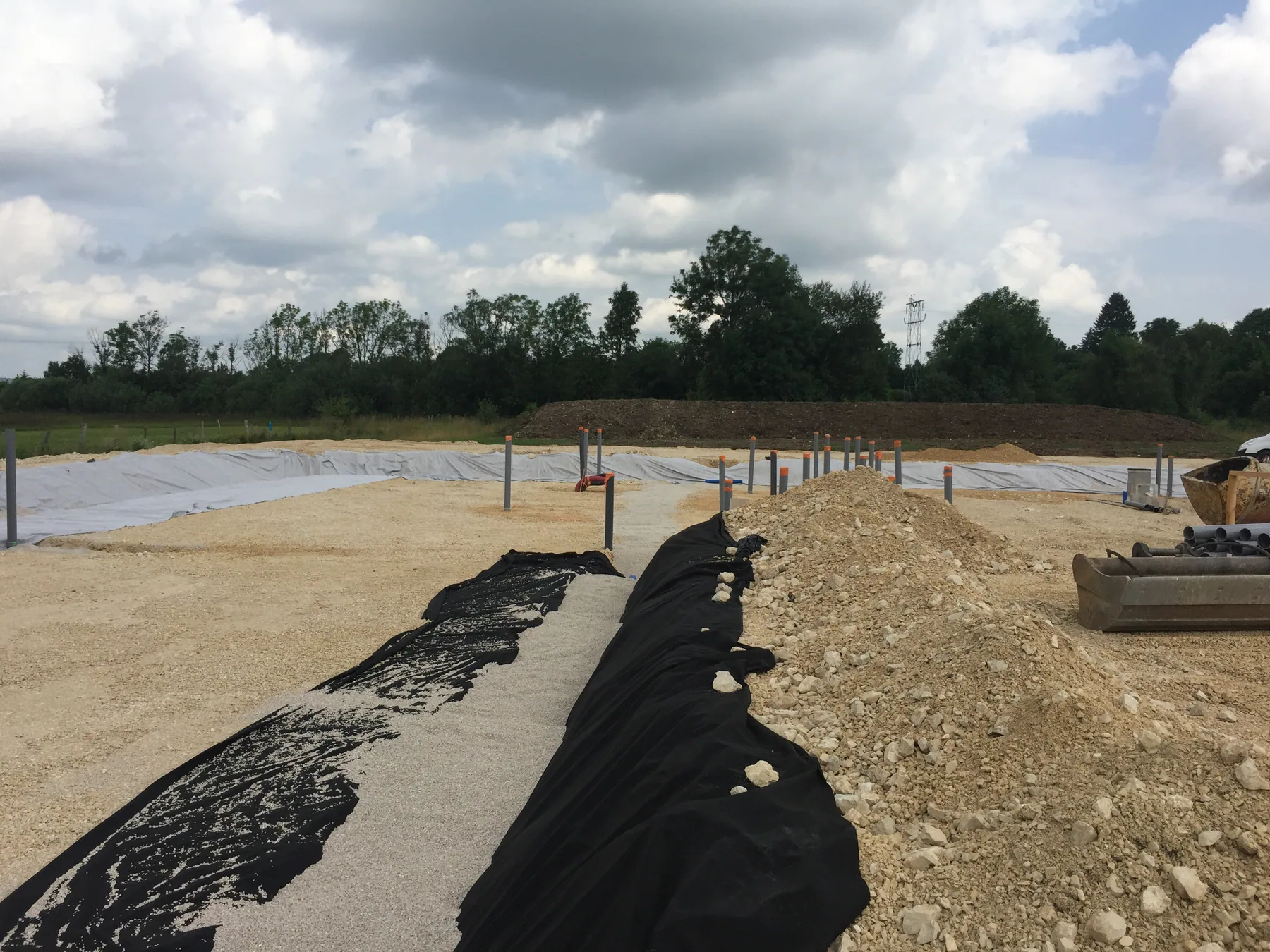 MISAPOR sous radier - Groupe scolaire et périscolaire 25300 Granges-Narboz - photo de chantier 08