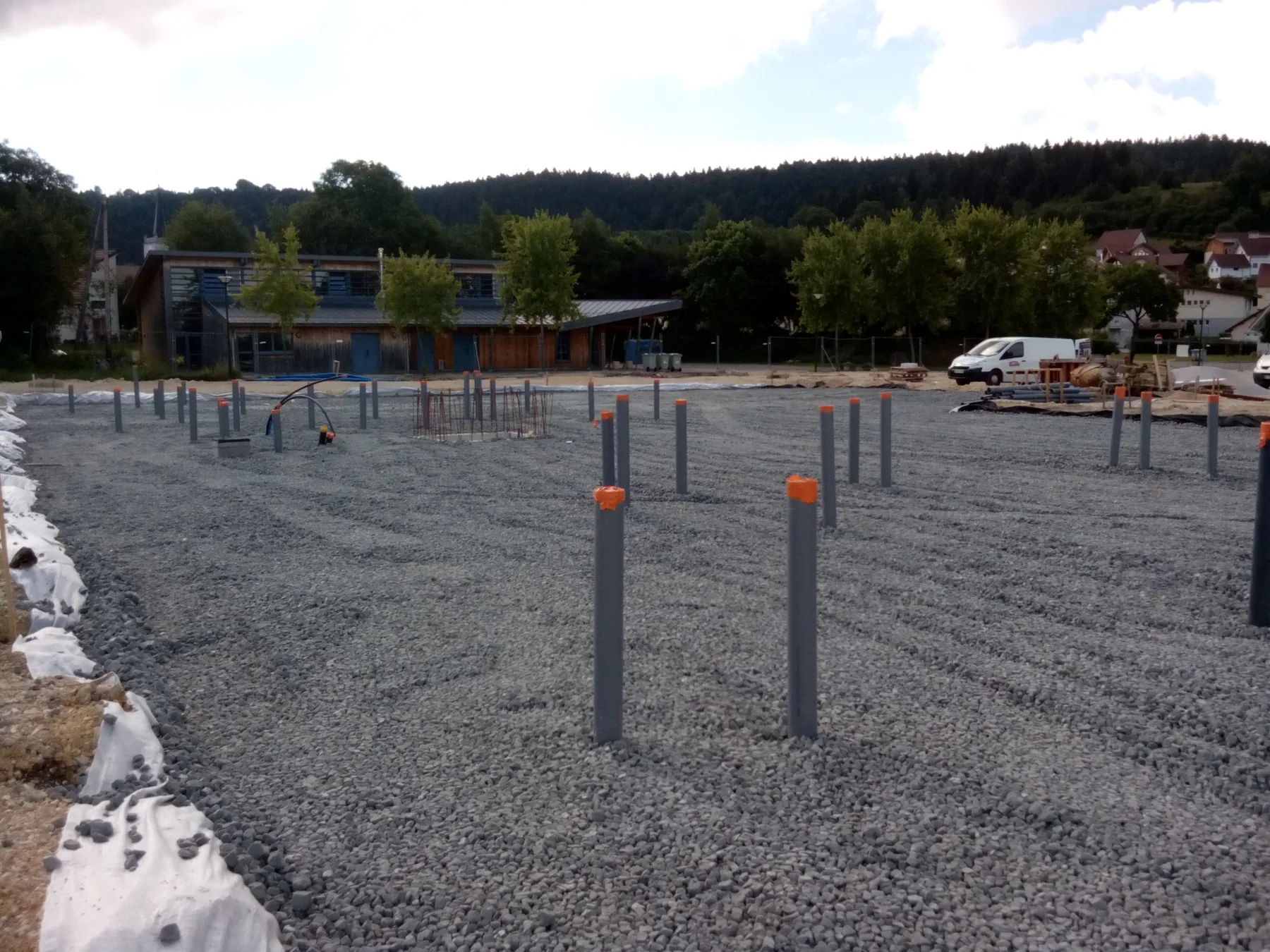 MISAPOR sous radier - Groupe scolaire et périscolaire 25300 Granges-Narboz - photo de chantier 13