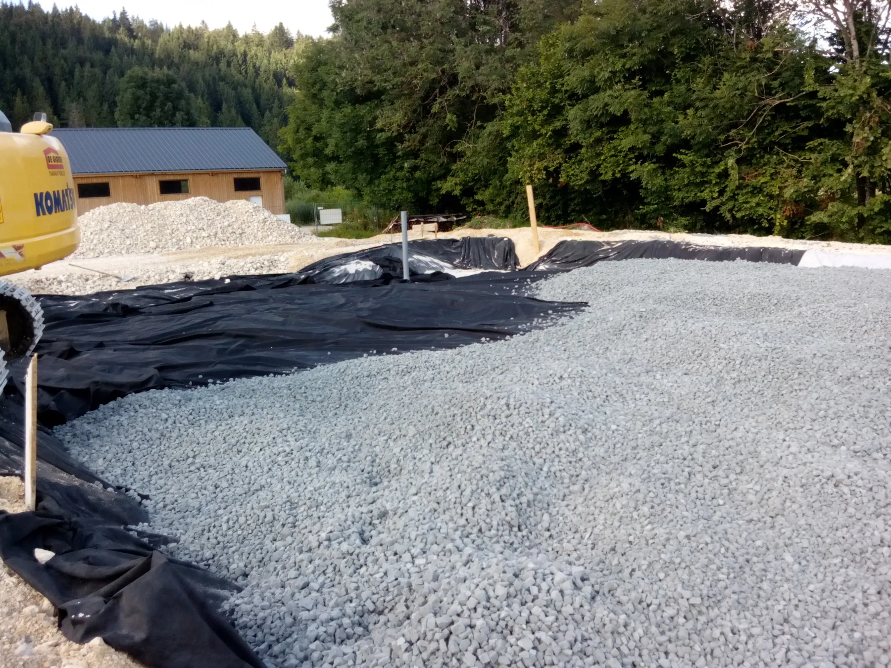 MISAPOR sous radier - Groupe scolaire et périscolaire 25300 Granges-Narboz - photo de chantier 14