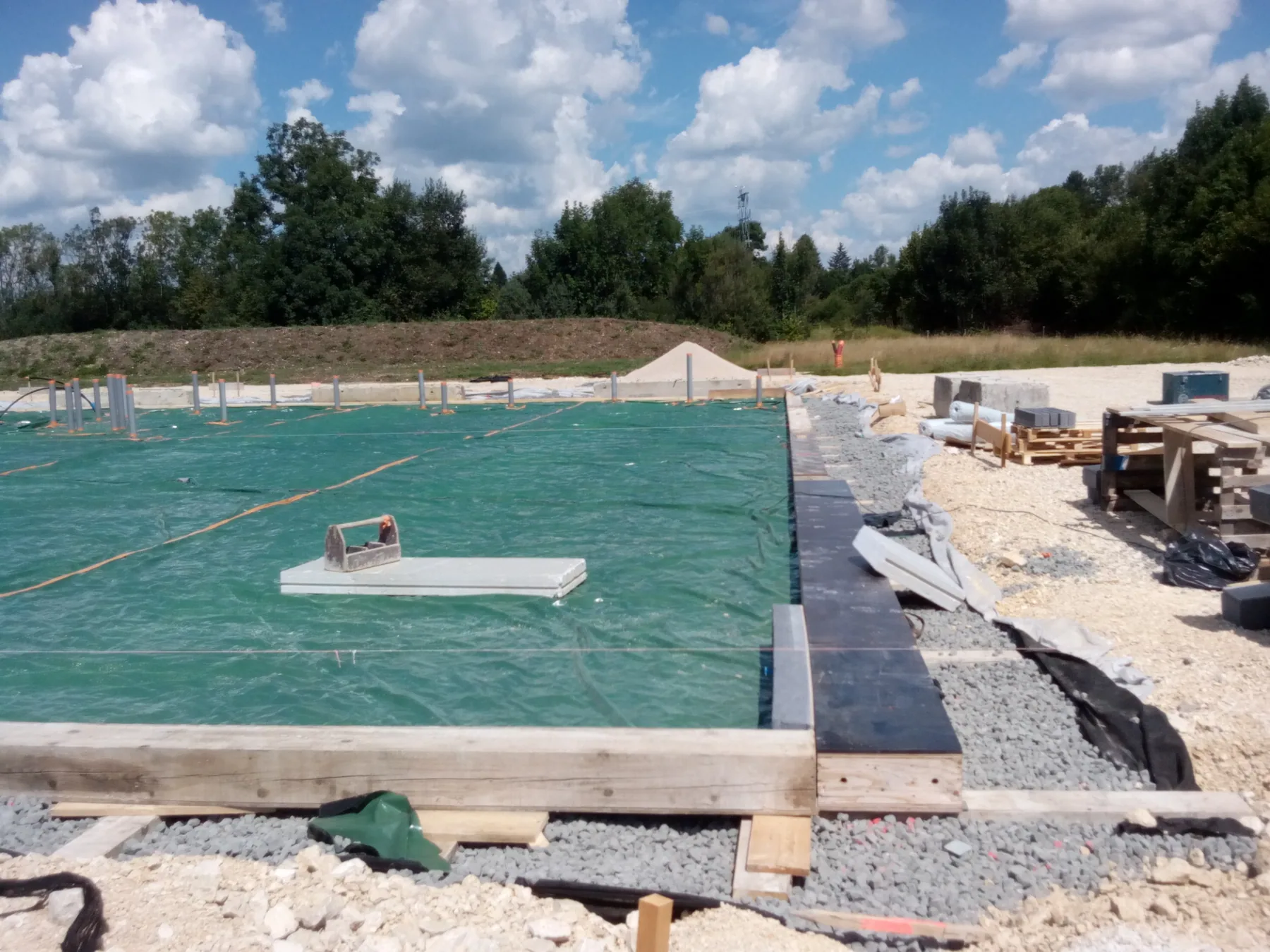 MISAPOR sous radier - Groupe scolaire et périscolaire 25300 Granges-Narboz - photo de chantier 15