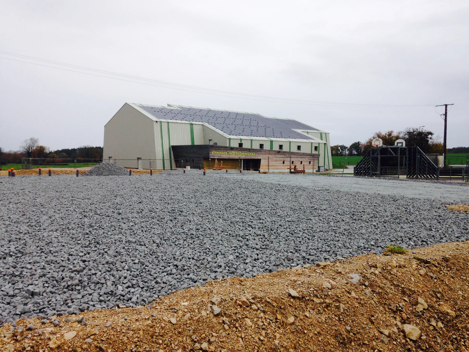 MISAPOR sous radier - Groupe scolaire FR-25330 Amancey - photo de chantier 01
