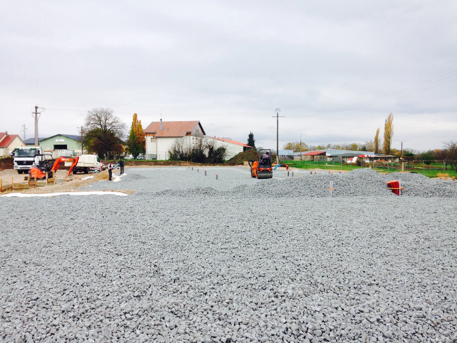 MISAPOR sous radier - Groupe scolaire FR-25330 Amancey - photo de chantier 02