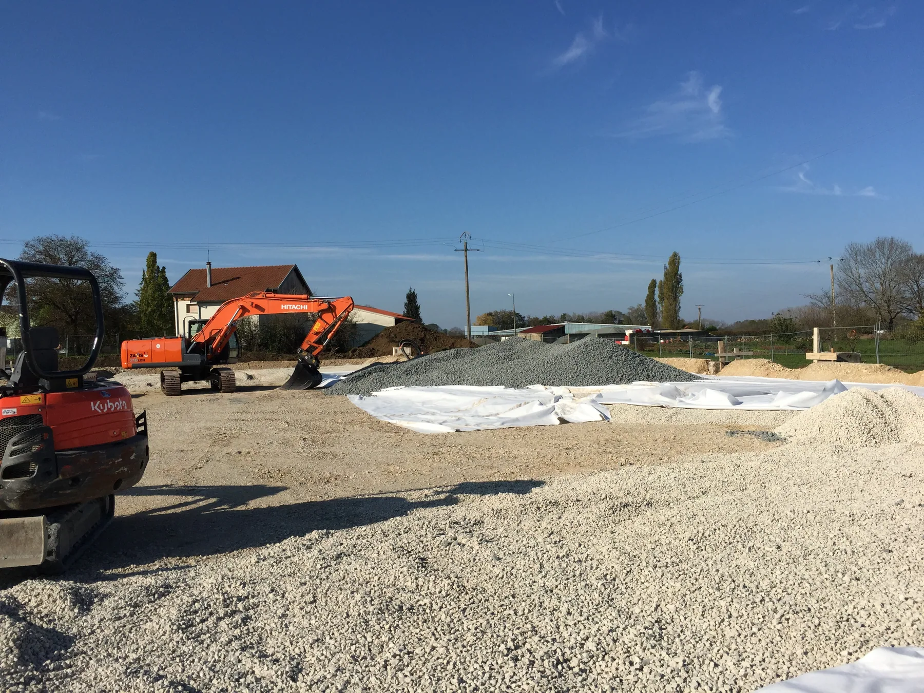 MISAPOR sous radier - Groupe scolaire FR-25330 Amancey - photo de chantier 07