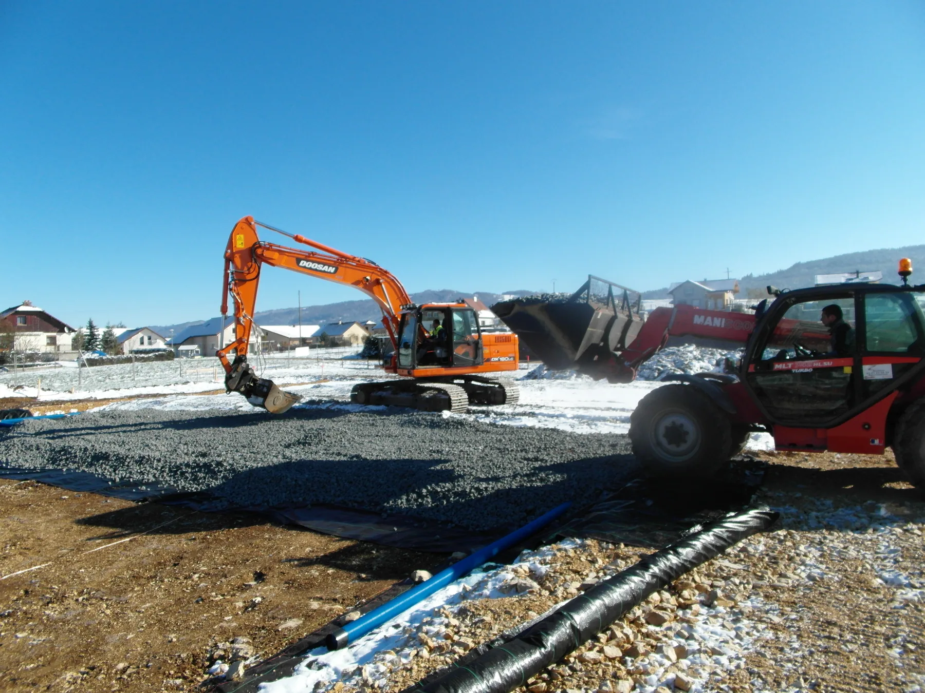 MISAPOR sous radier - Groupe scolaire FR-25520 OUHANS - photo de chantier 01