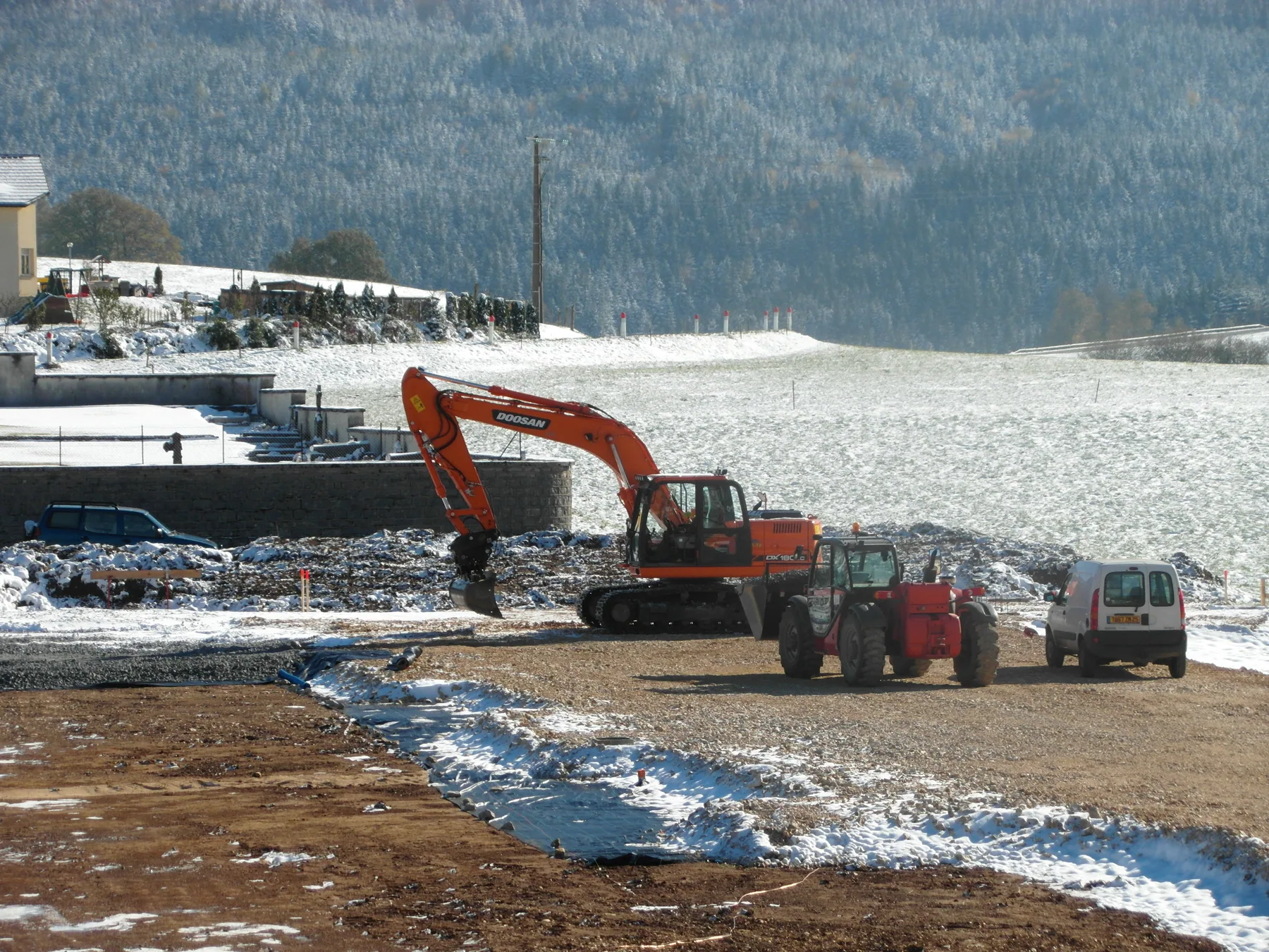 MISAPOR sous radier - Groupe scolaire FR-25520 OUHANS - photo de chantier 03