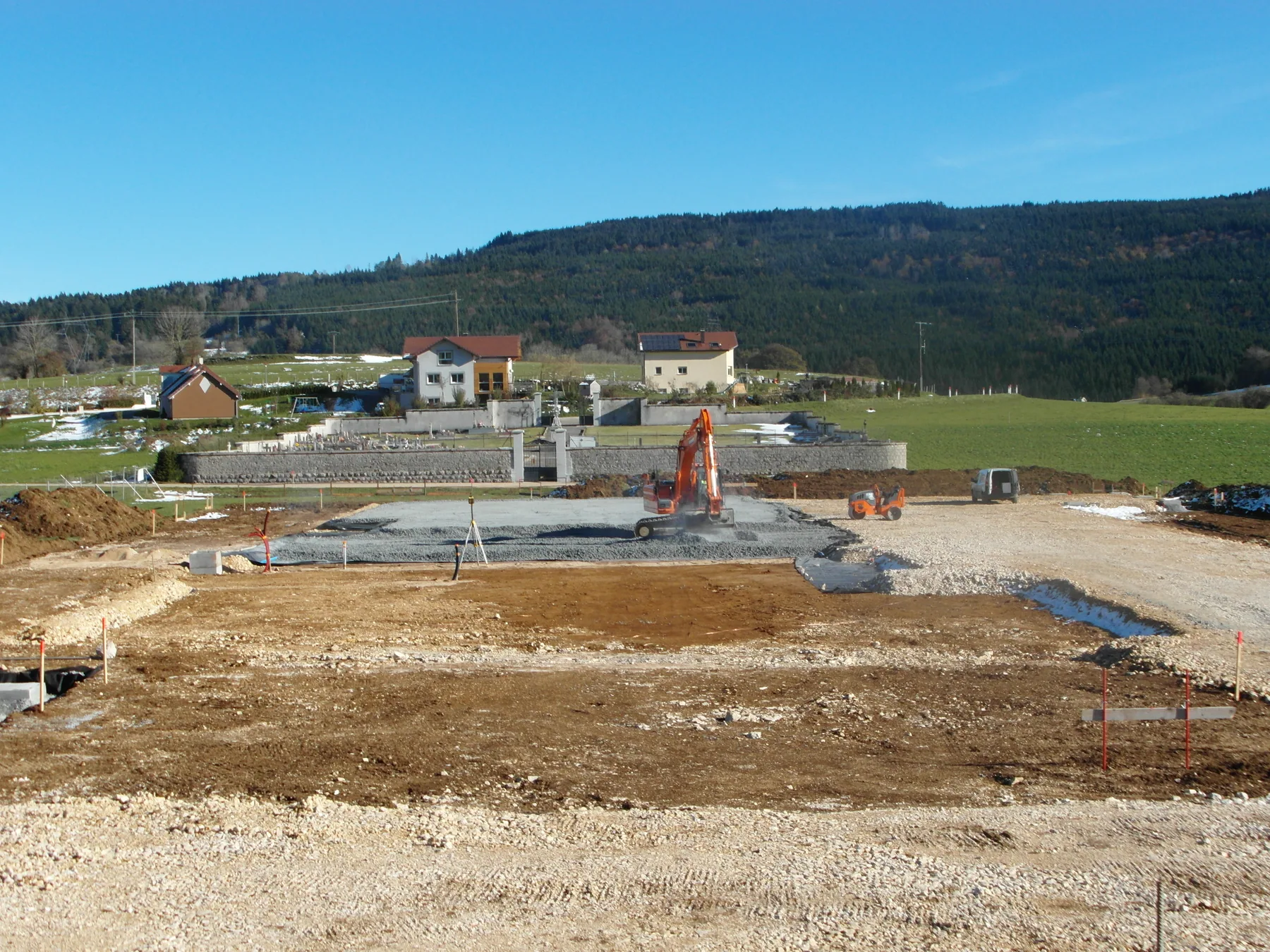 MISAPOR sous radier - Groupe scolaire FR-25520 OUHANS - photo de chantier 05