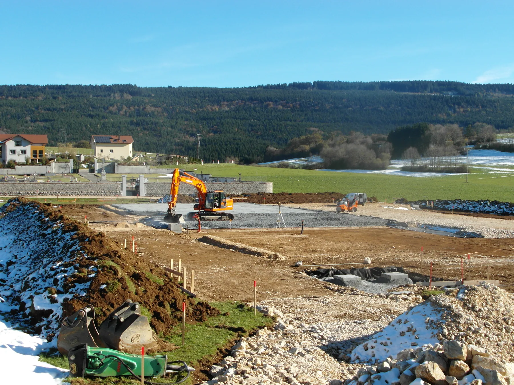 MISAPOR sous radier - Groupe scolaire FR-25520 OUHANS - photo de chantier 06