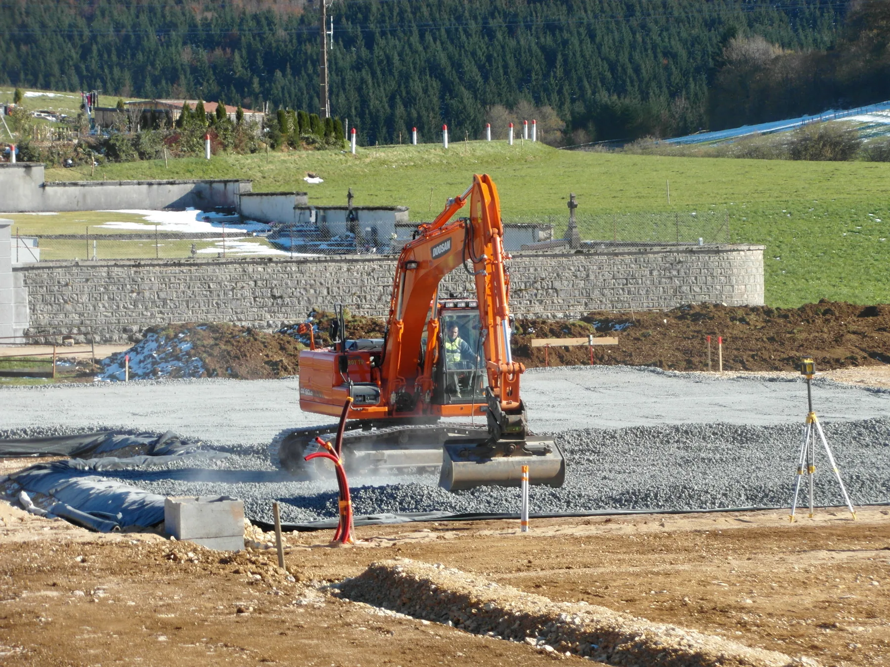MISAPOR sous radier - Groupe scolaire FR-25520 OUHANS - photo de chantier 07
