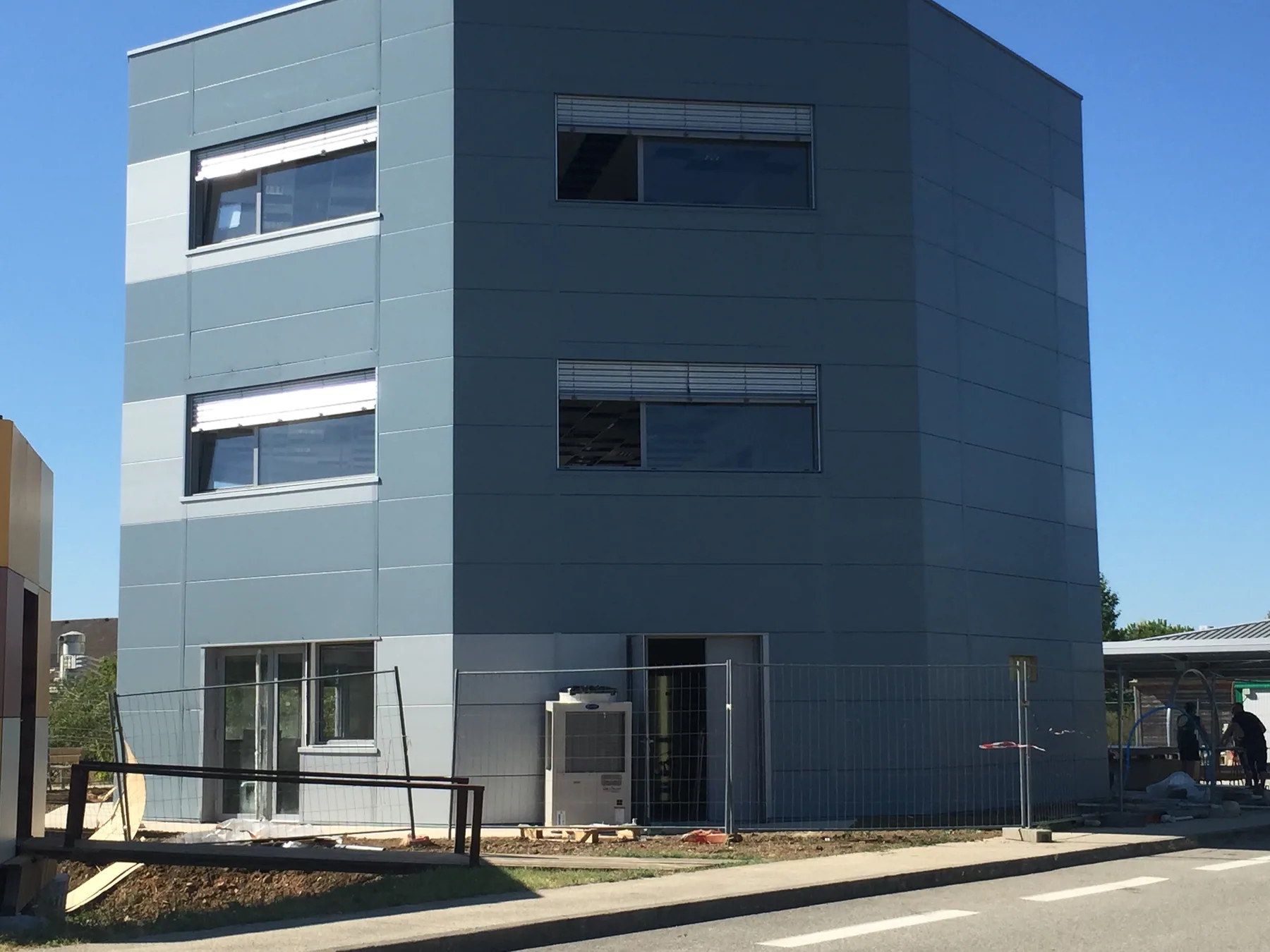 MISAPOR sous radier - Immeuble de bureaux Octogone avec bureaux à énergie positive à valence - photo de chantier 19