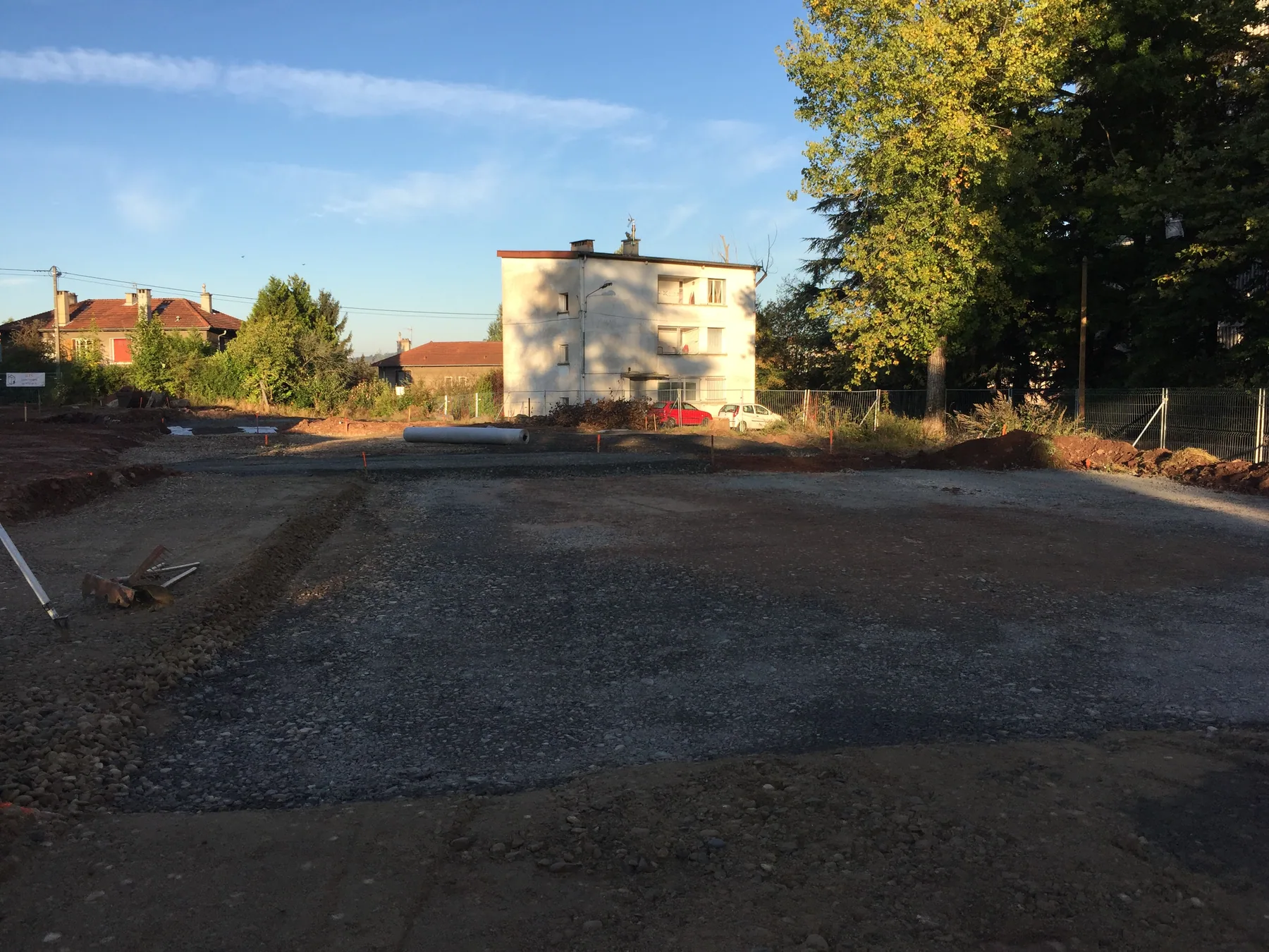 MISAPOR sous radier - 13 maisons passives les jardins de Clemenceau 42000 ST Etienne - photo de chantier 07