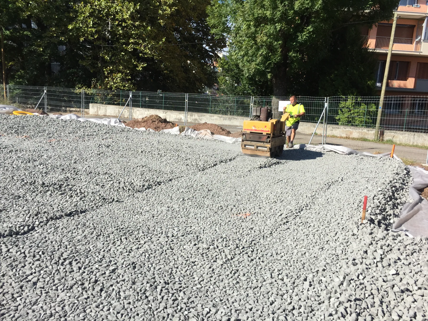 MISAPOR sous radier - 13 maisons passives les jardins de Clemenceau 42000 ST Etienne - photo de chantier 10