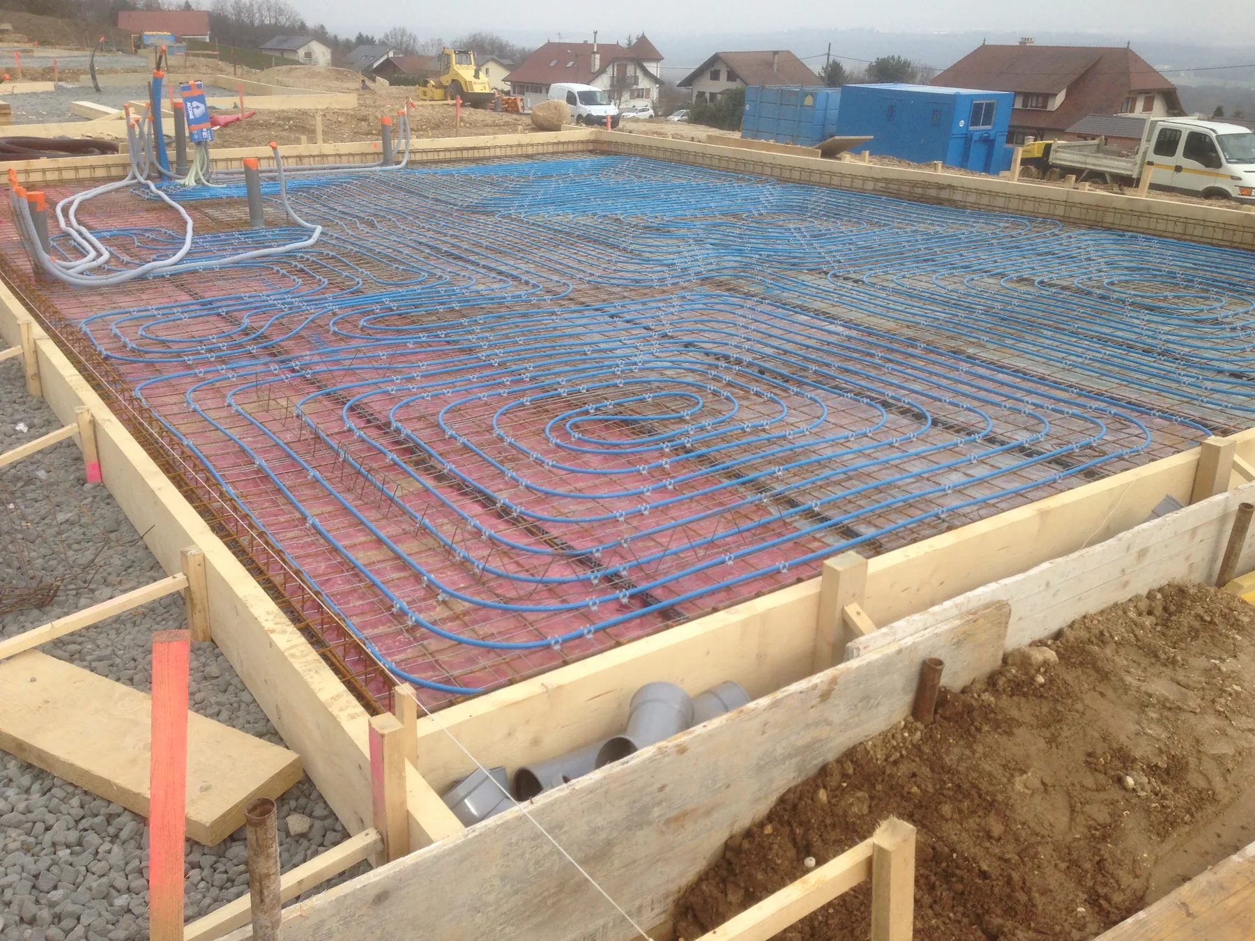 MISAPOR sous radier - 16 maisons FR-01630 Saint-Jean-de-Gonville - photo de chantier 06