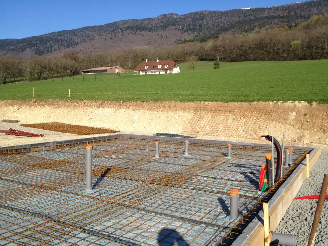 MISAPOR sous radier - 16 maisons FR-01630 Saint-Jean-de-Gonville - photo de chantier 15