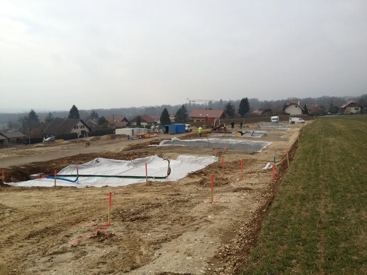 MISAPOR sous radier - 16 maisons FR-01630 Saint-Jean-de-Gonville - photo de chantier 17