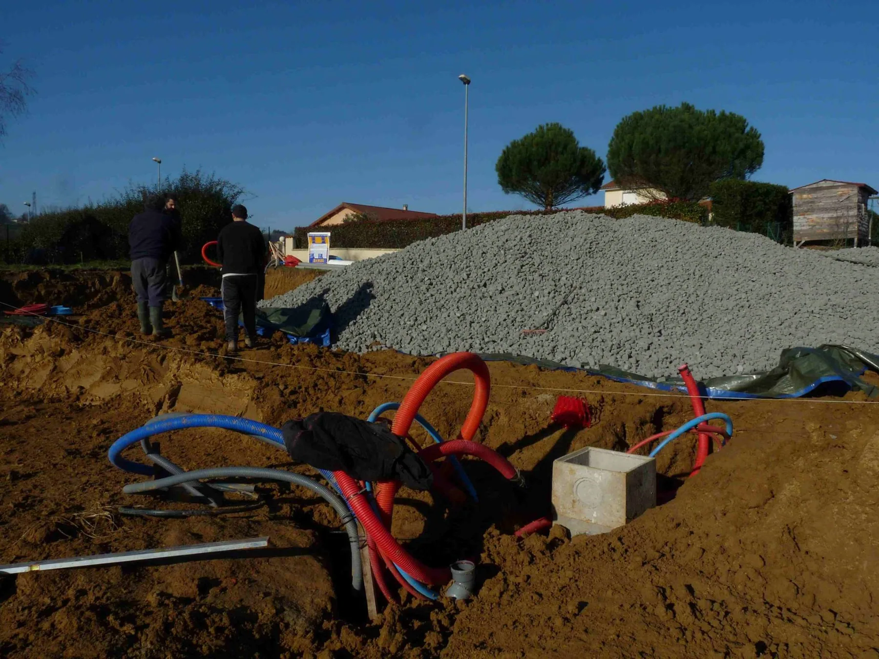 MISAPOR sous radier - MAISON CALDERO 38150 Vernioz - photo de chantier 01