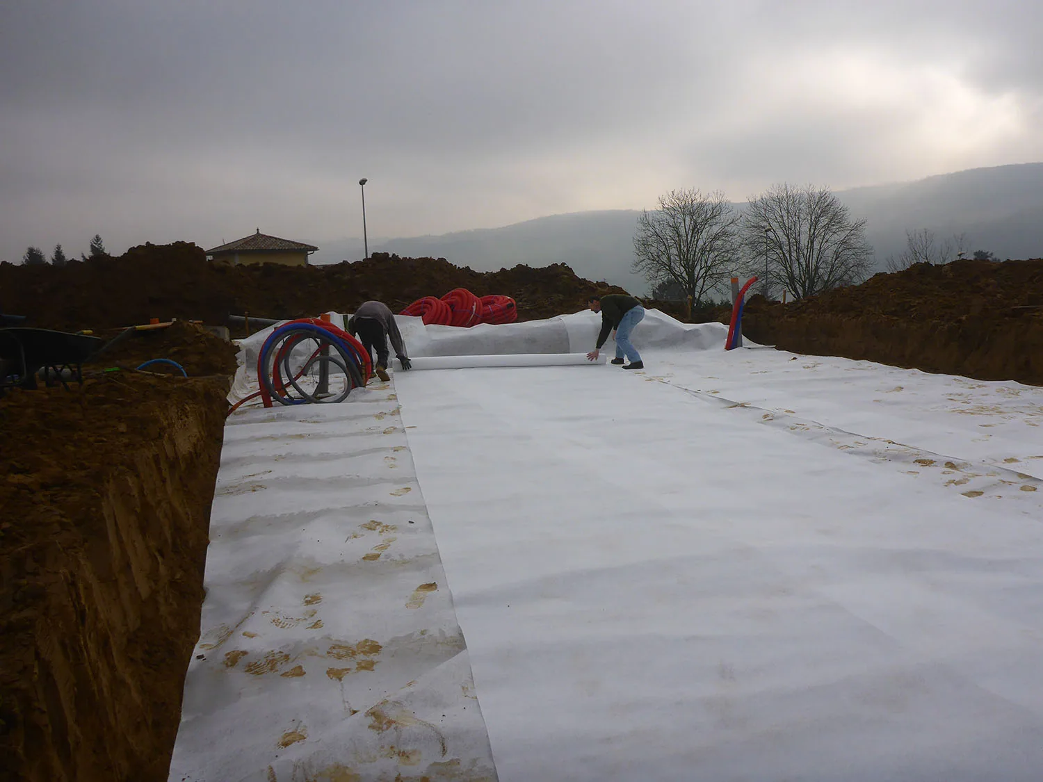 MISAPOR sous radier - MAISON CALDERO 38150 Vernioz - photo de chantier 04