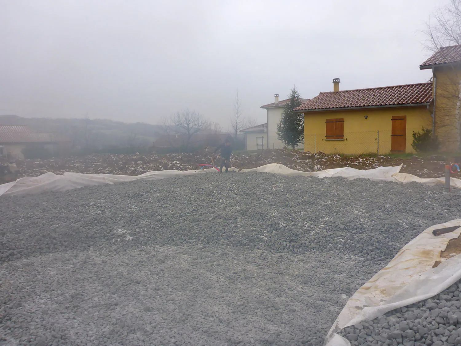 MISAPOR sous radier - MAISON CALDERO 38150 Vernioz - photo de chantier 12