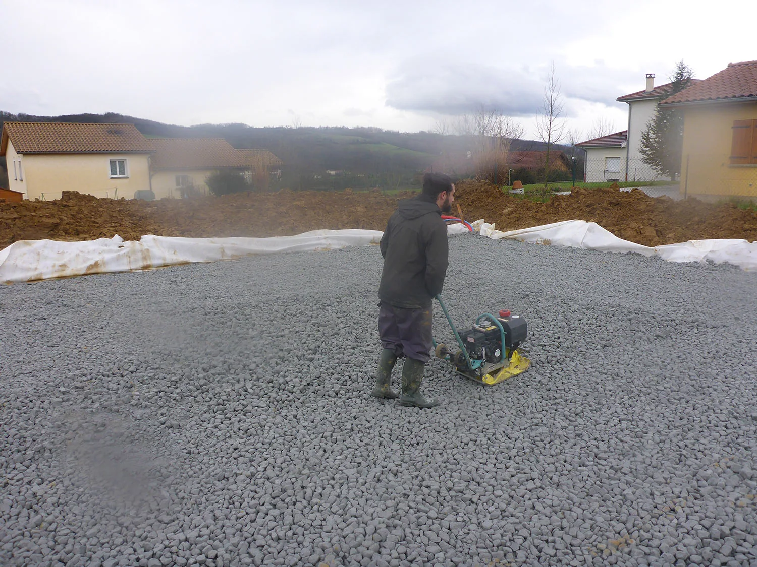 MISAPOR sous radier - MAISON CALDERO 38150 Vernioz - photo de chantier 13