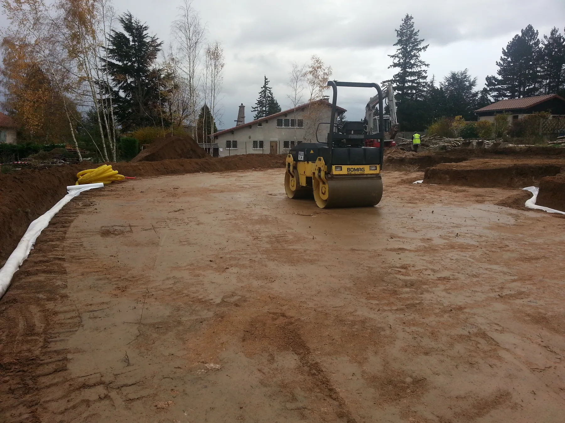 MISAPOR sous radier - maison-concept-ideeal 42170 CHAMBLES - photo de chantier 01
