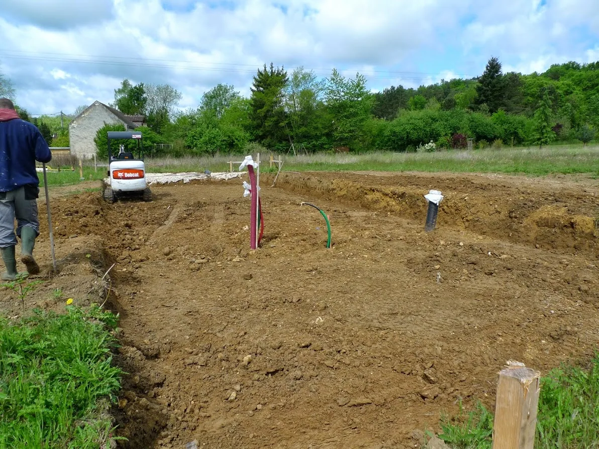 MISAPOR sous radier - Maison familiale BLONDEEL Nanteau sur Lunain (77) - photo de chantier 02