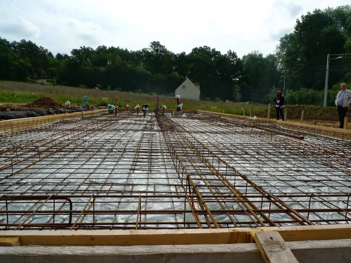 MISAPOR sous radier - Maison familiale BLONDEEL Nanteau sur Lunain (77) - photo de chantier 04