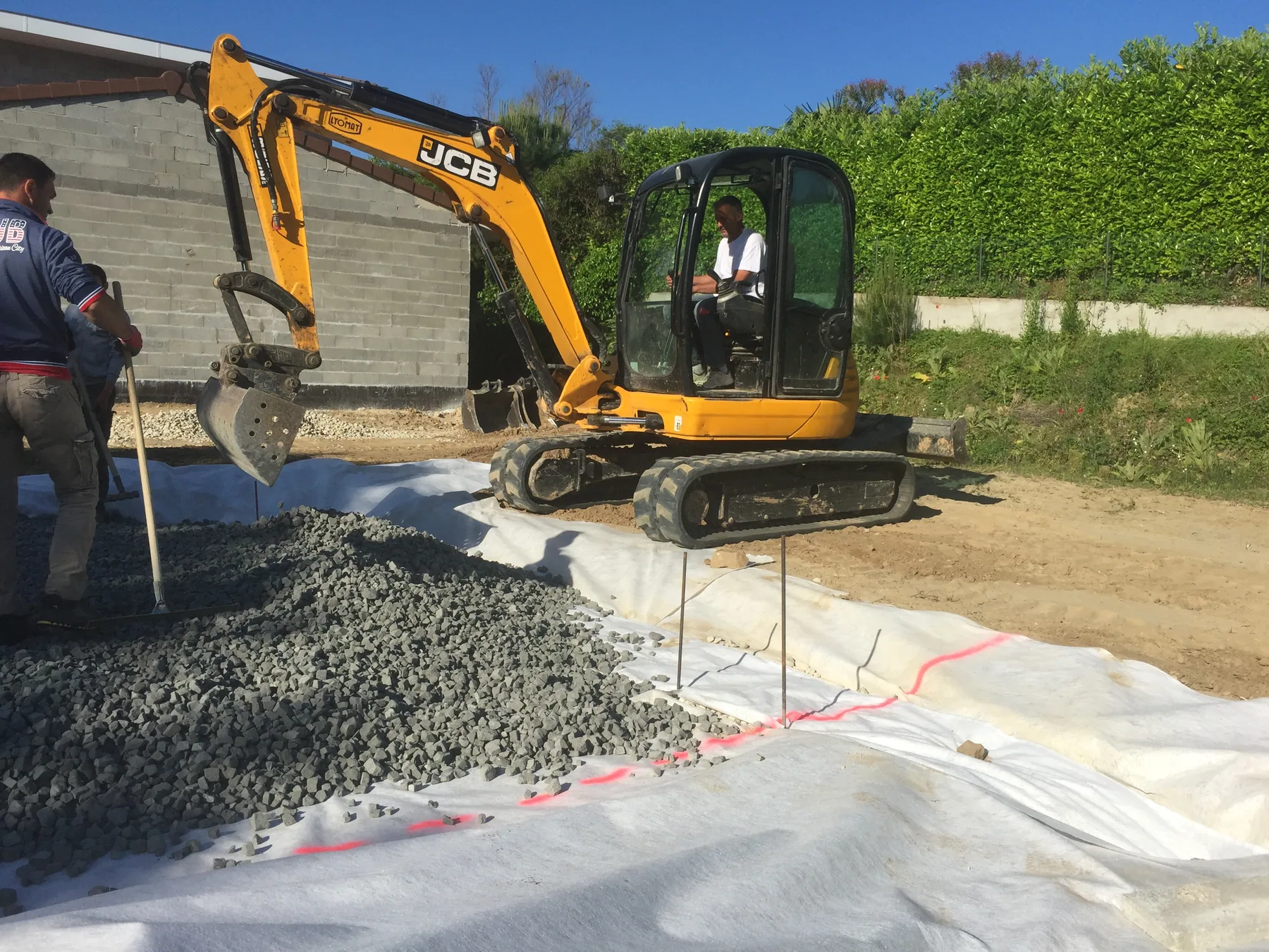 MISAPOR sous radier - Maison familiale Le Moellon Vert - photo de chantier 02