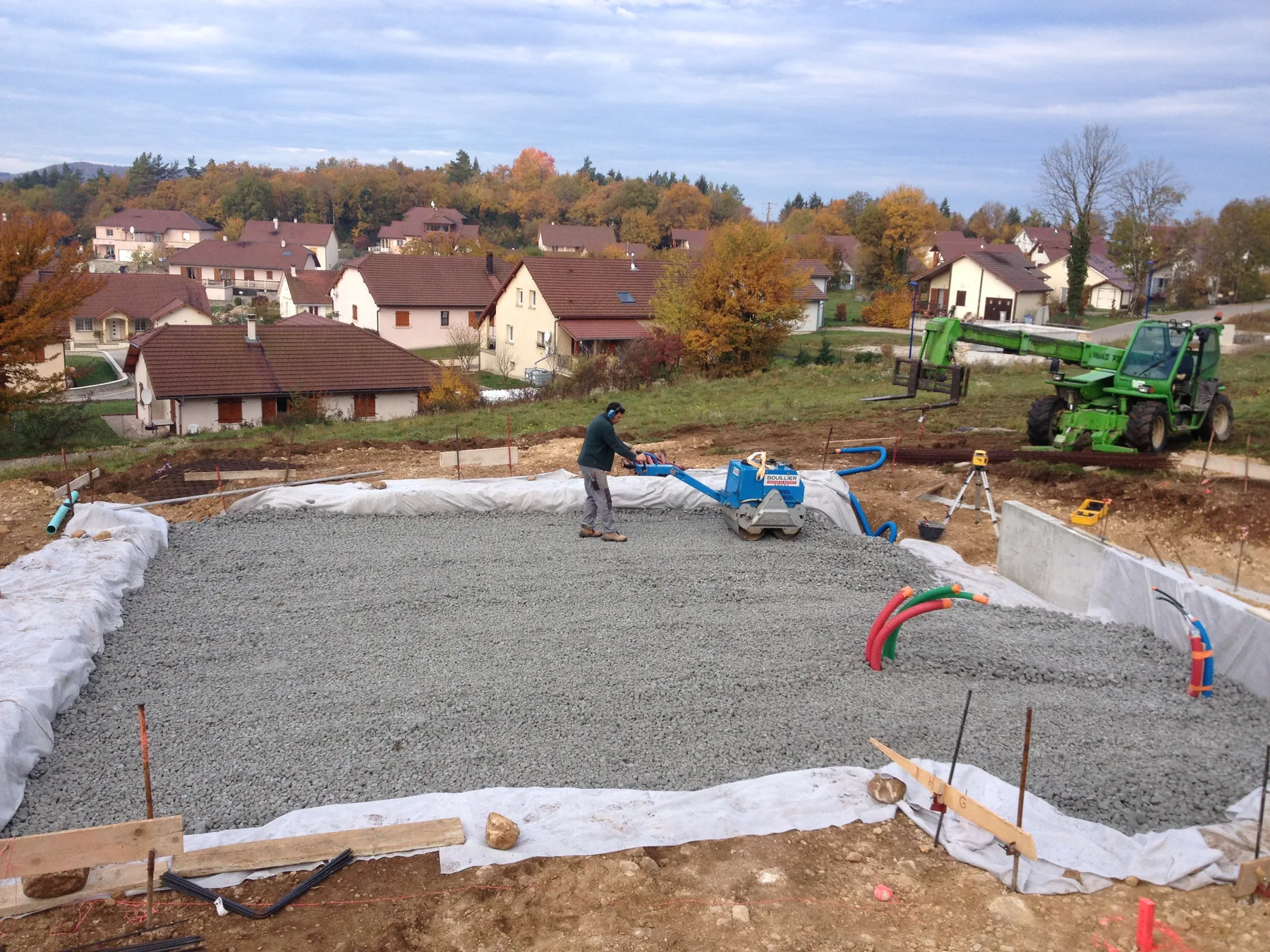 MISAPOR sous radier - Maison passive RENAUD MOIRANS 39260 - photo de chantier 03