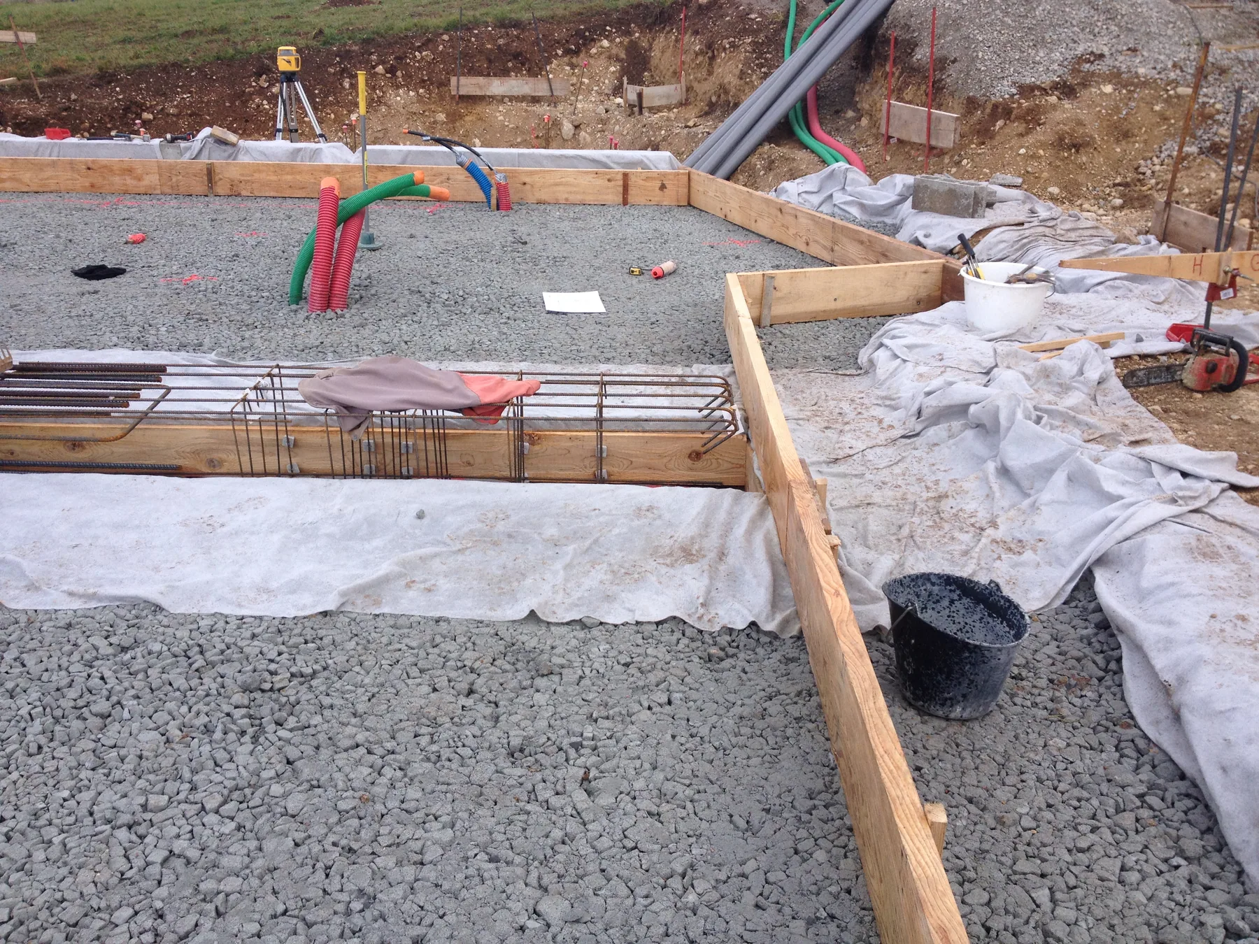MISAPOR sous radier - Maison passive RENAUD MOIRANS 39260 - photo de chantier 04