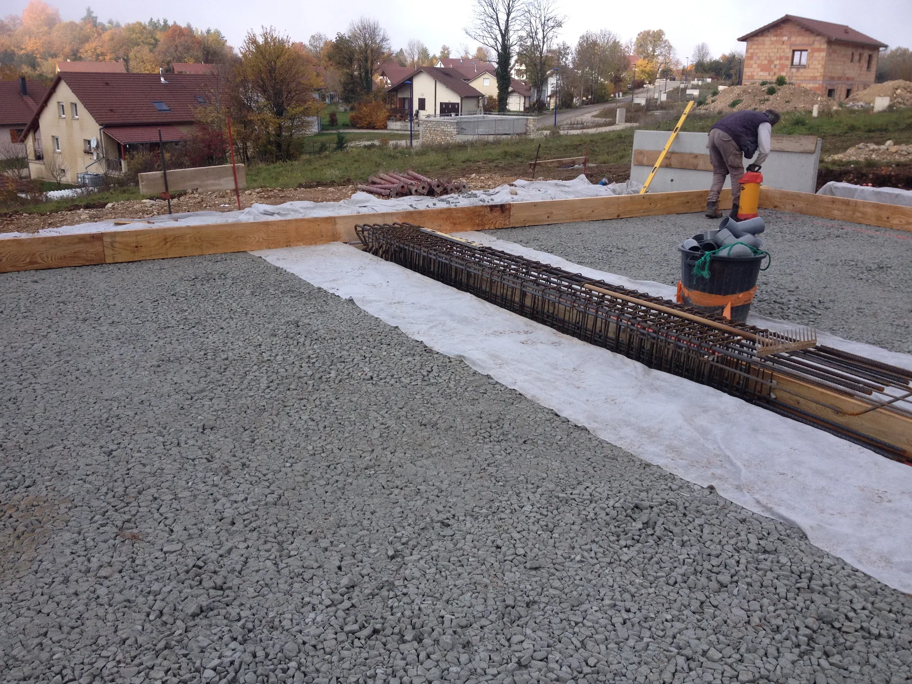 MISAPOR sous radier - Maison passive RENAUD MOIRANS 39260 - photo de chantier 05