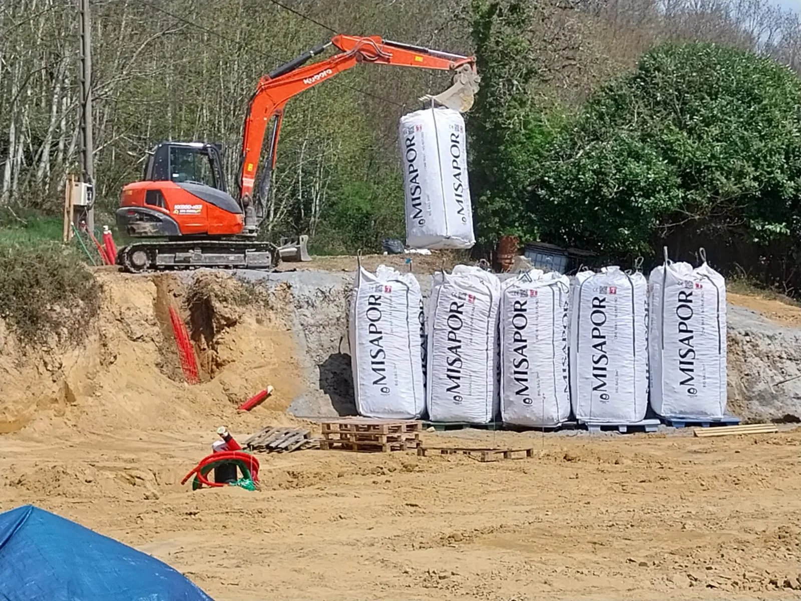 MISAPOR sous radier - MOB GREB - photo de chantier 02