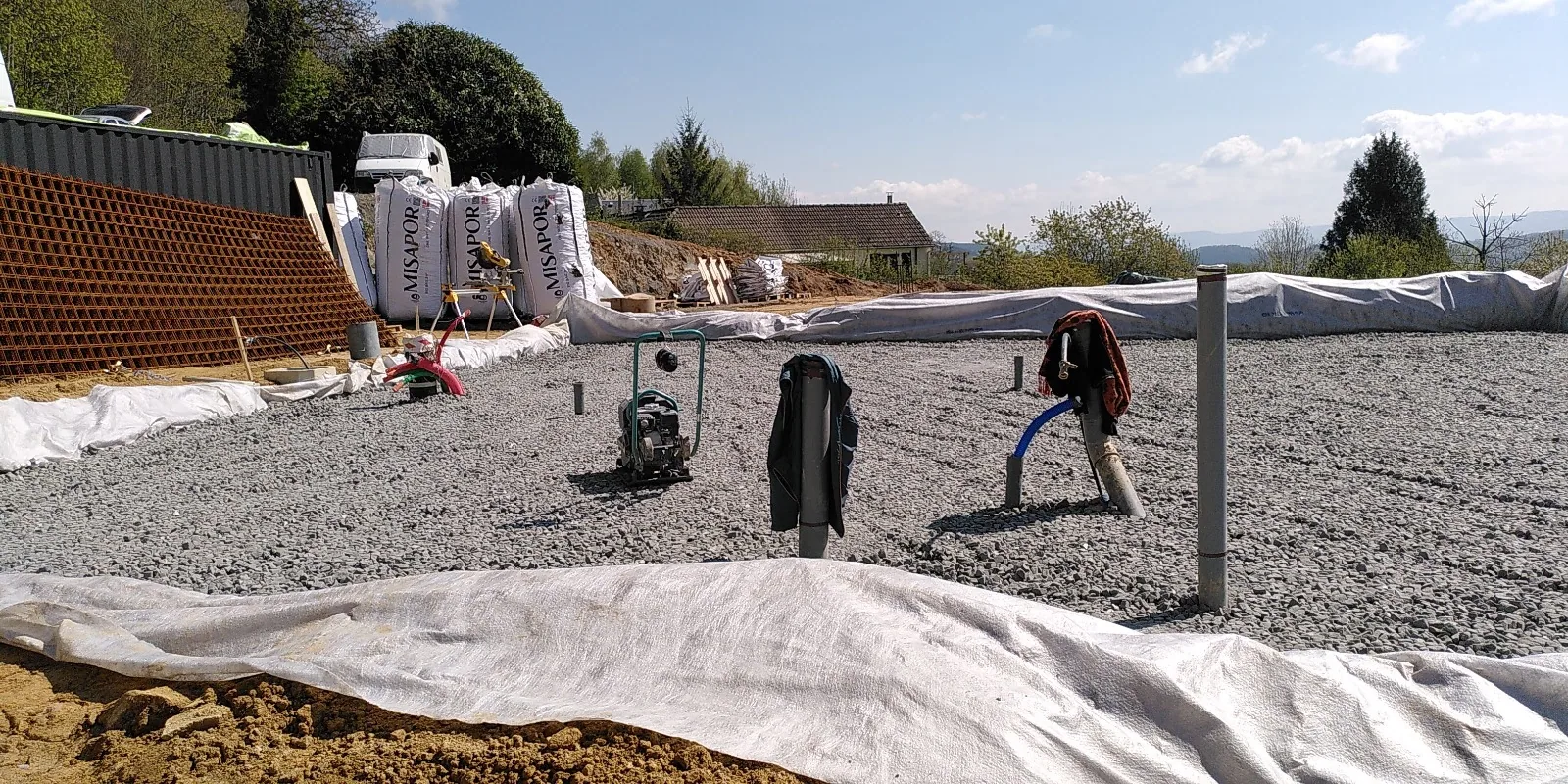MISAPOR sous radier - MOB GREB - photo de chantier 04