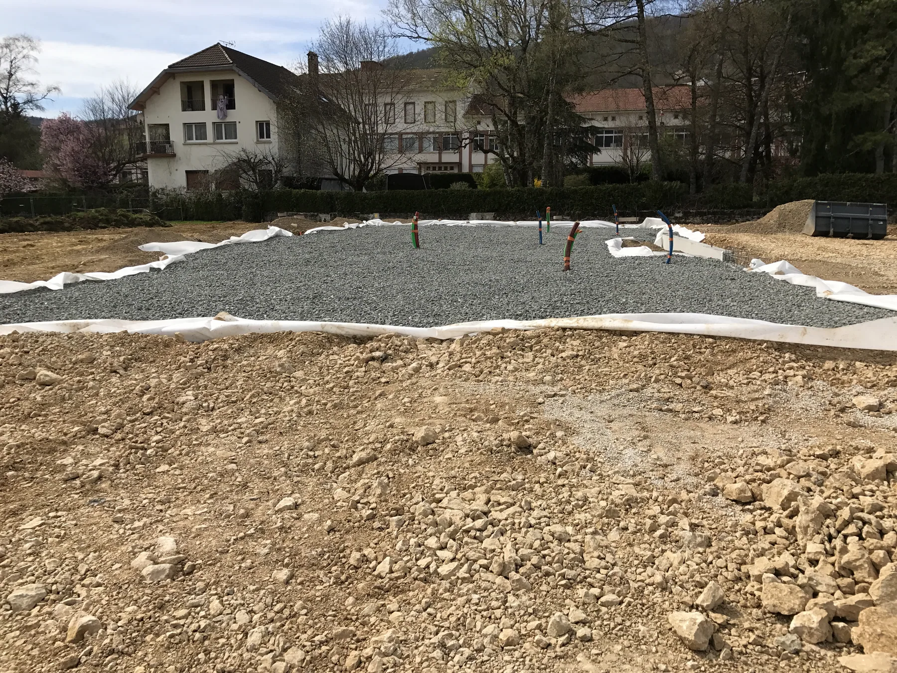 MISAPOR sous radier - Projet 12 LOGEMENTS LOCATIFS 39170 Saint-Lupicin - photo de chantier 08