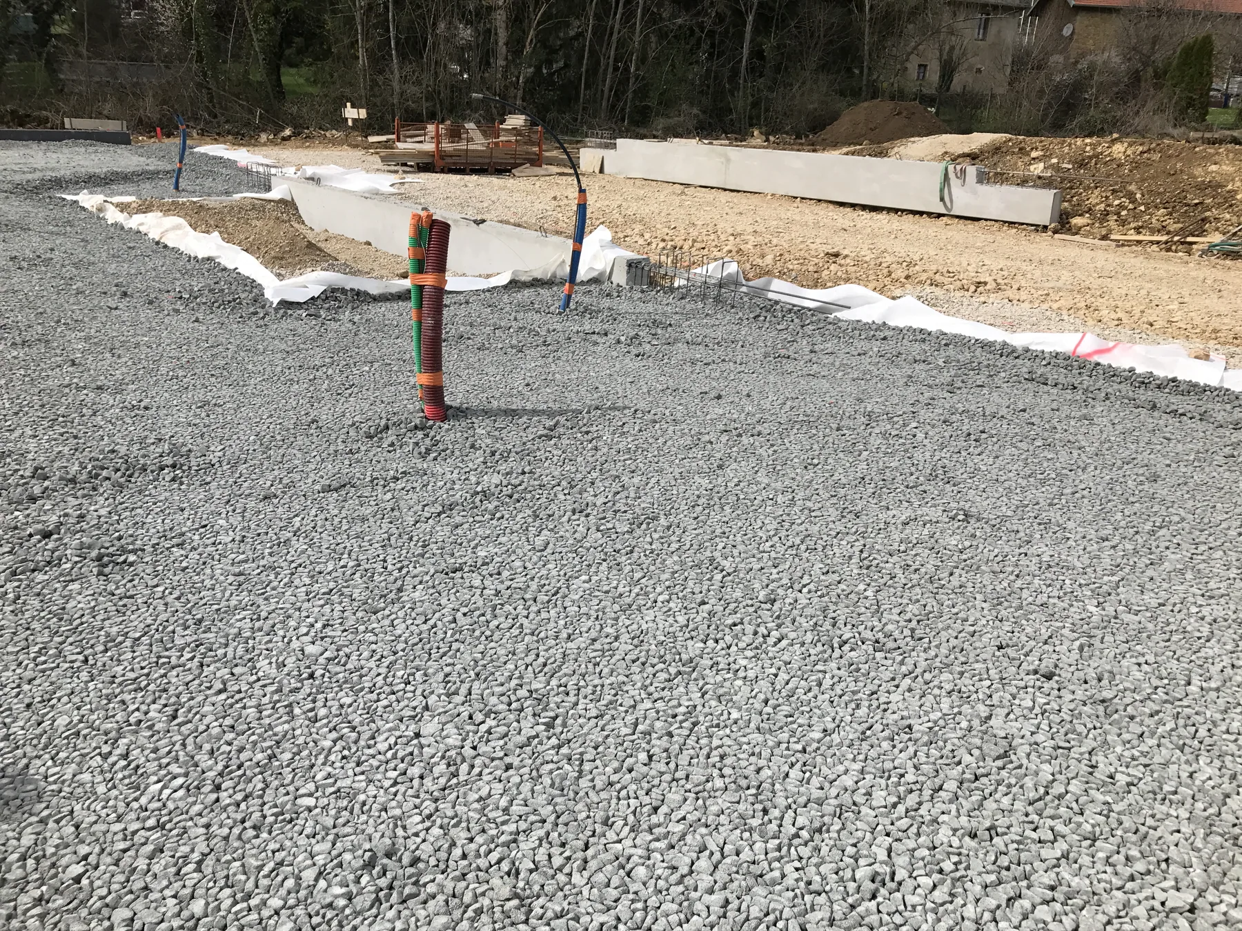 MISAPOR sous radier - Projet 12 LOGEMENTS LOCATIFS 39170 Saint-Lupicin - photo de chantier 09