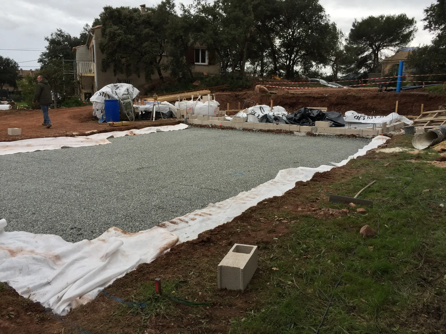 MISAPOR sous radier - Projet BIDART - photo de chantier 04